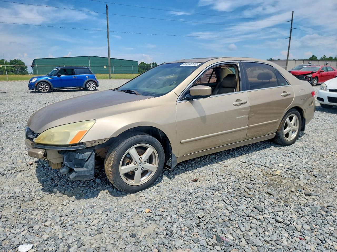 2004 Honda Accord Ex Tan vin: 1HGCM56844A123393