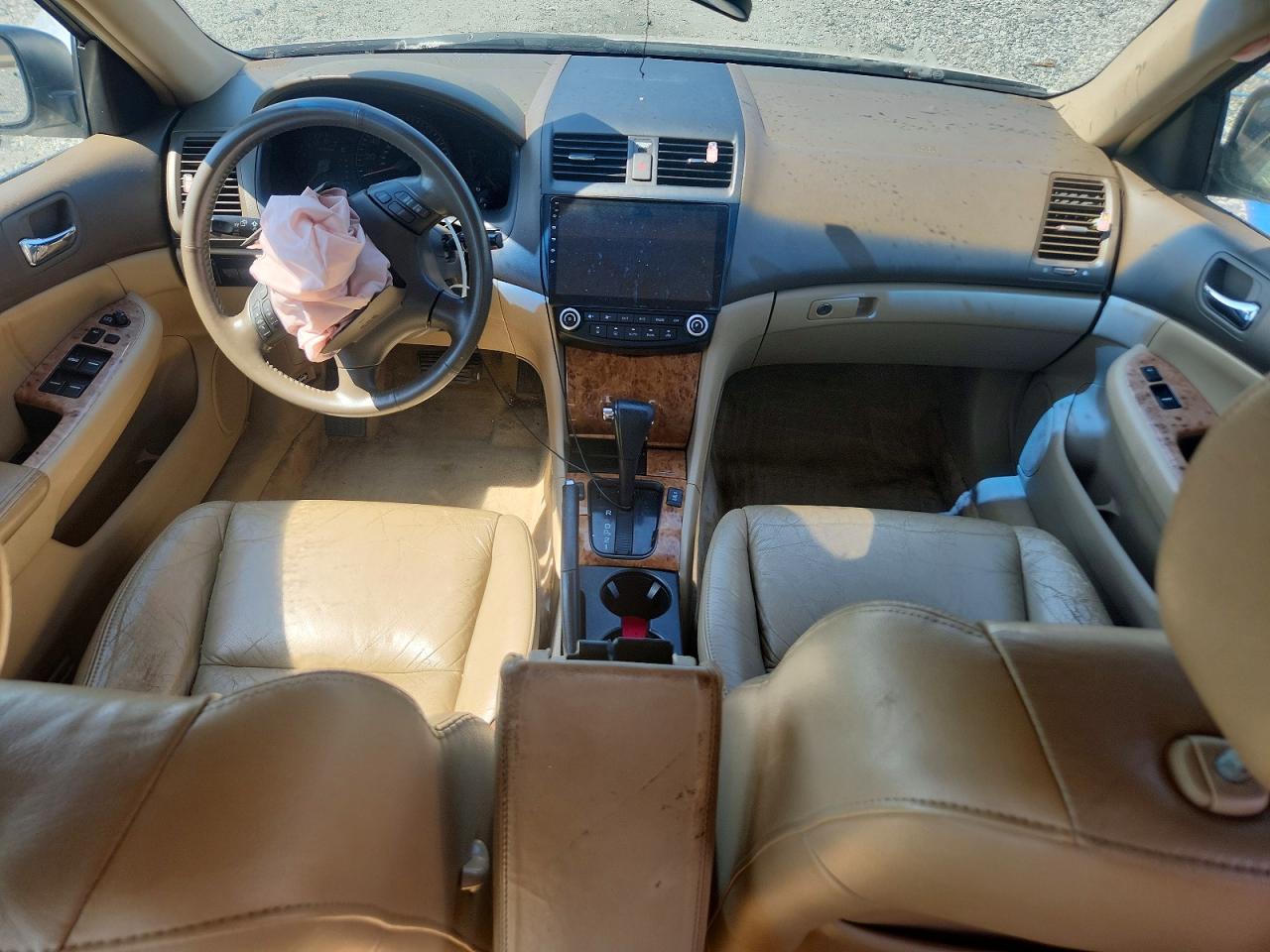 2005 Honda Accord Ex White vin: 1HGCM56845A044730