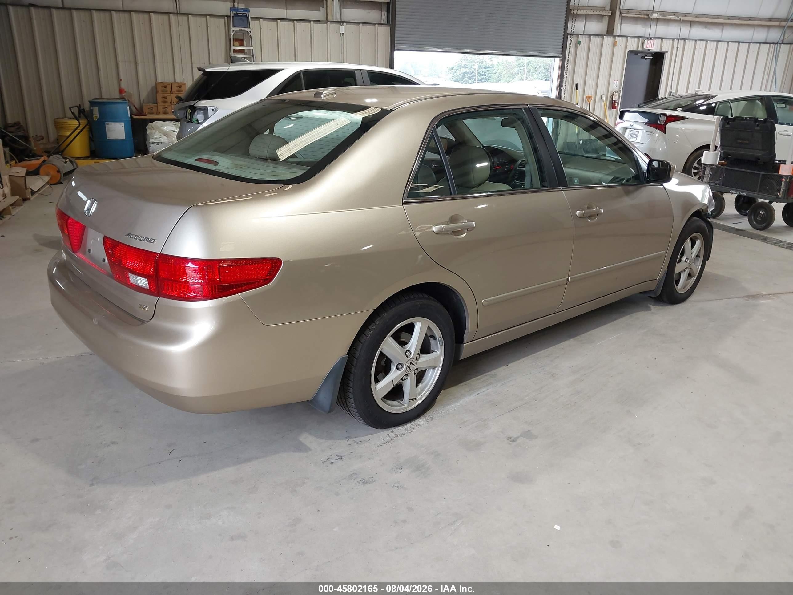 2005 Honda Accord 2.4 Ex Gold vin: 1HGCM56845A088419