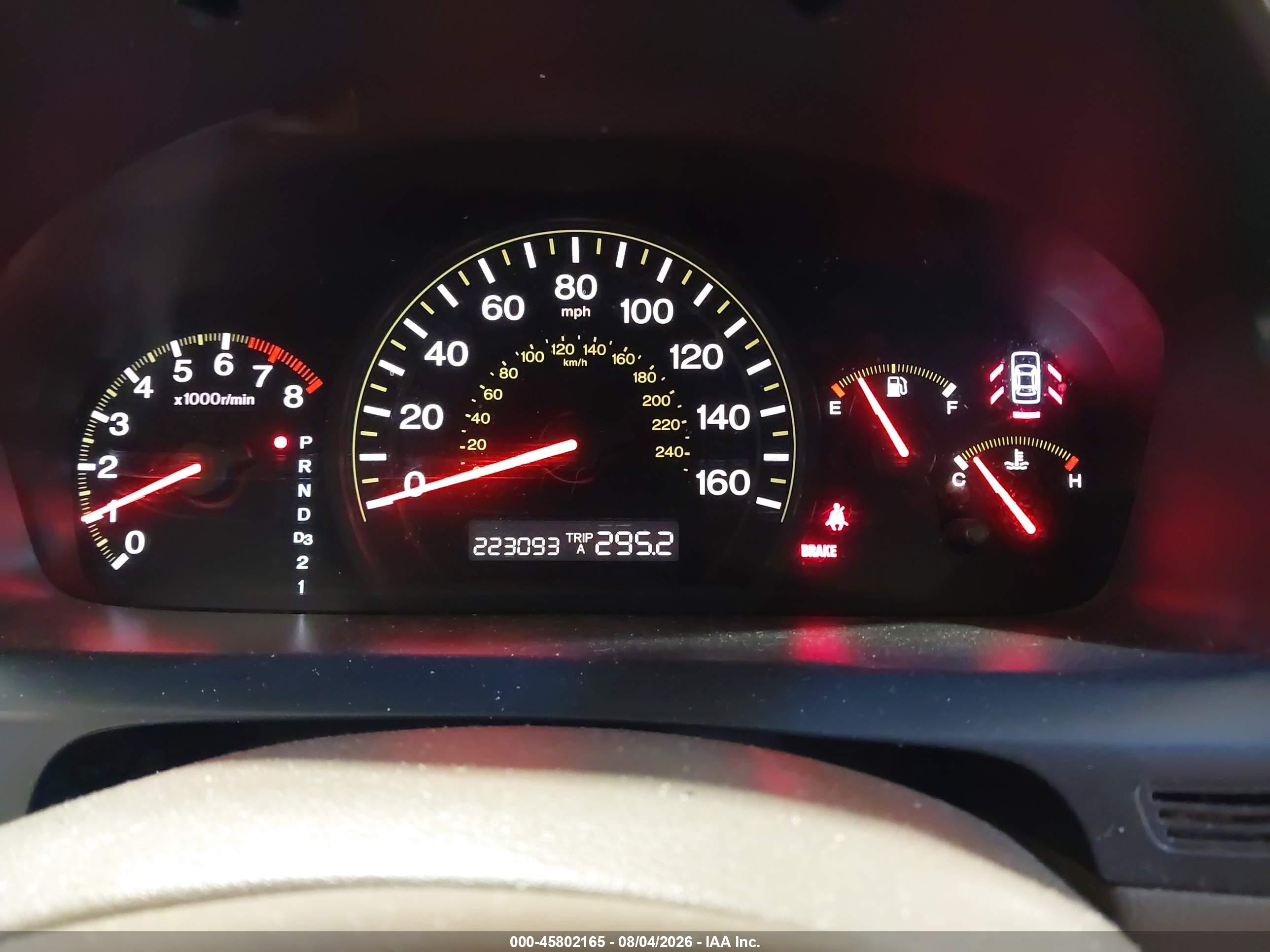 2005 Honda Accord 2.4 Ex Gold vin: 1HGCM56845A088419