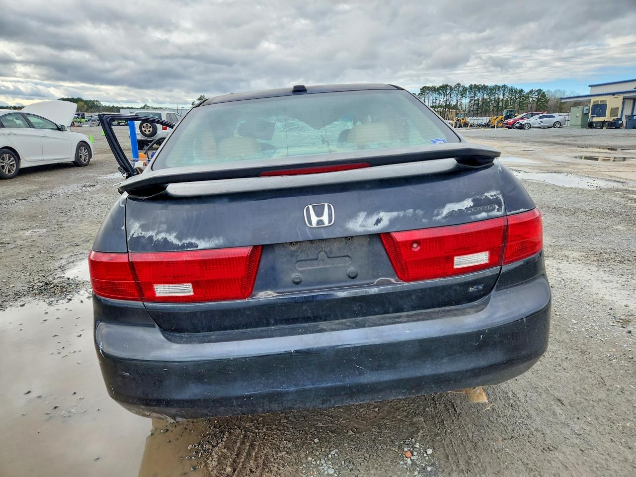 2005 Honda Accord Ex Black vin: 1HGCM56845A100312