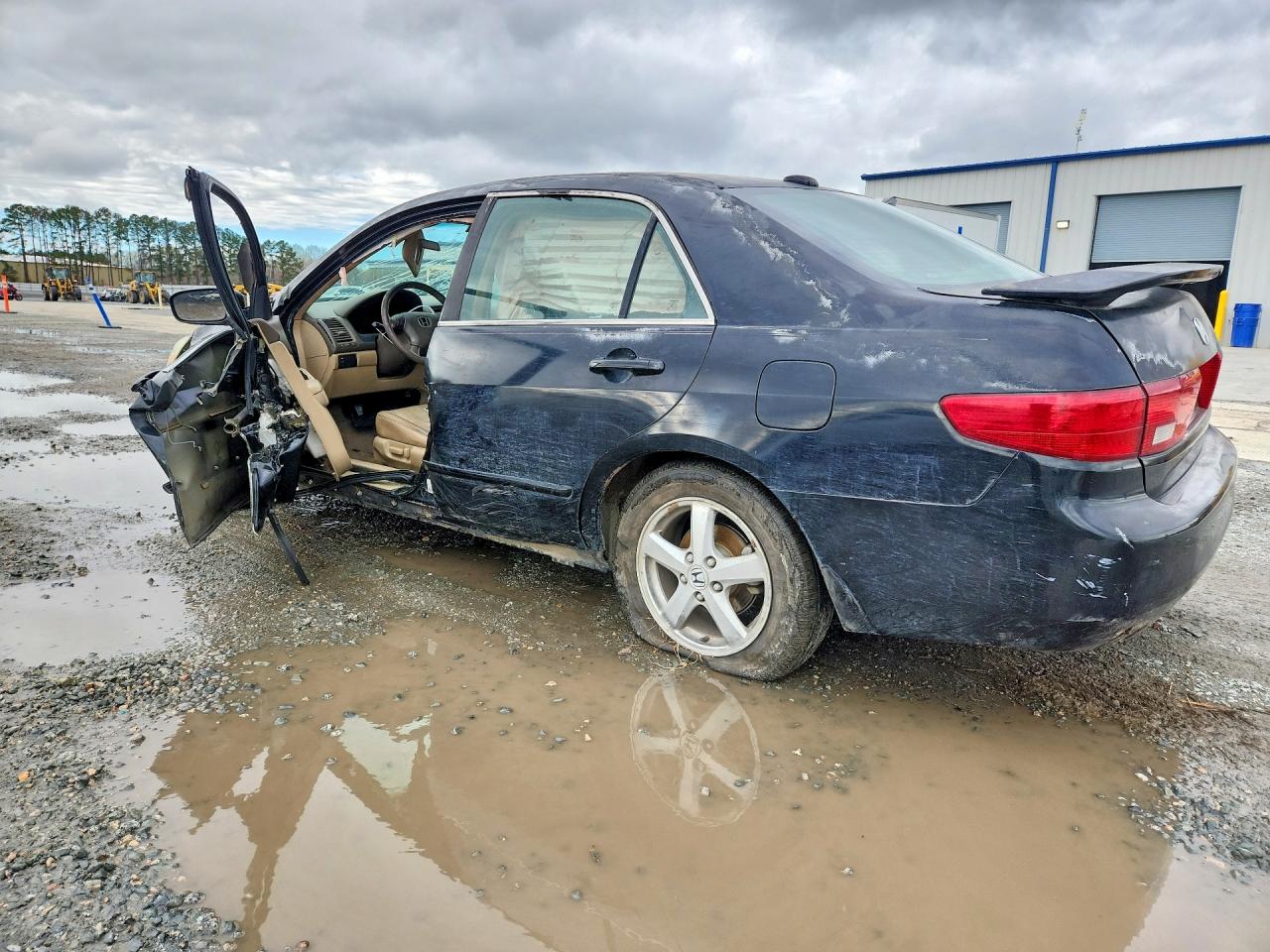 2005 Honda Accord Ex Black vin: 1HGCM56845A100312