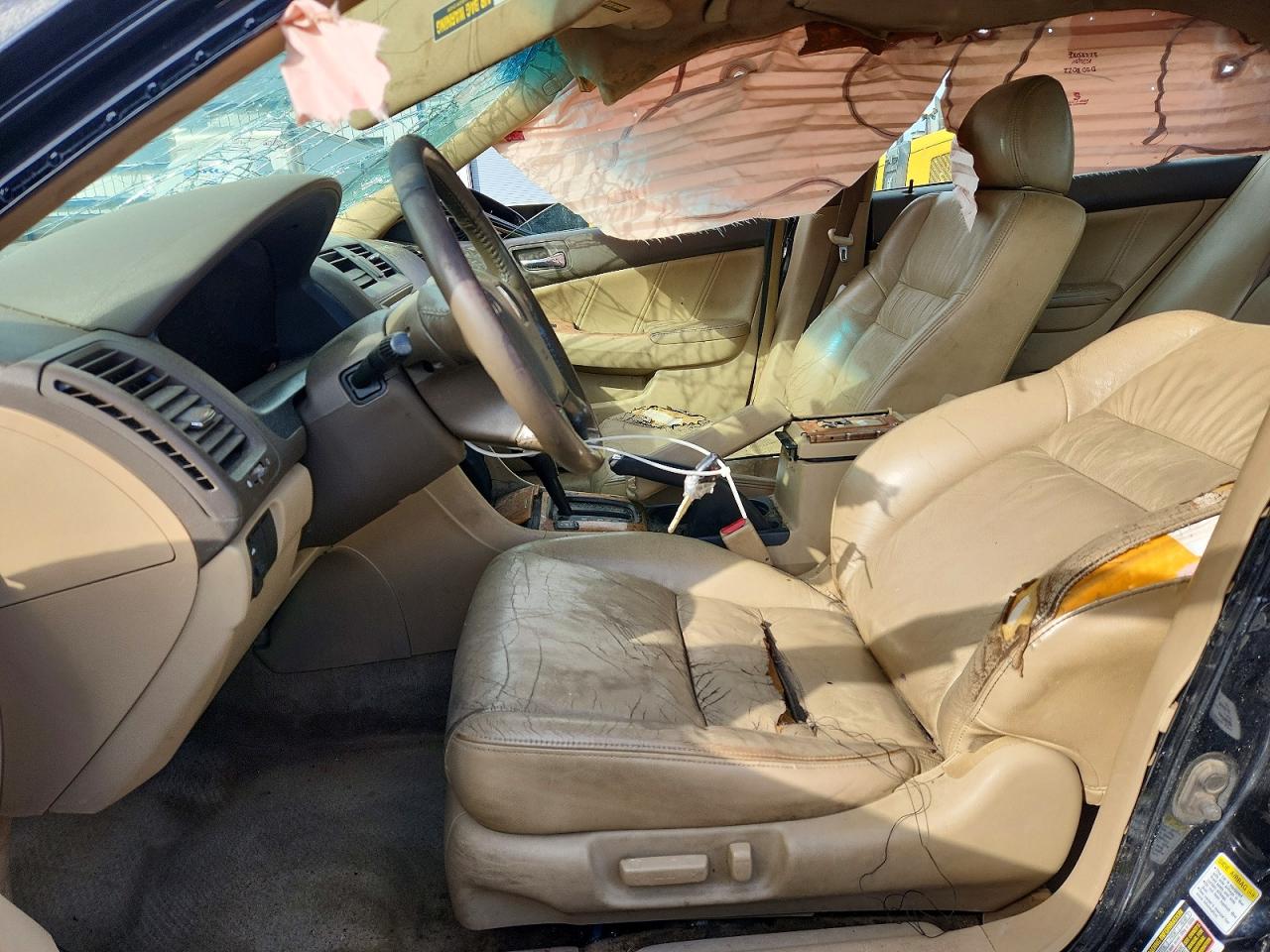 2005 Honda Accord Ex Black vin: 1HGCM56845A100312