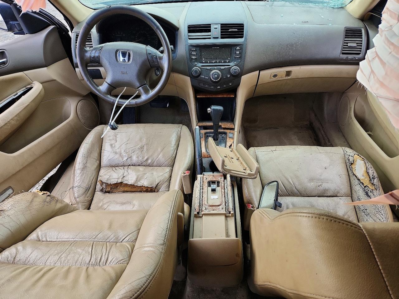 2005 Honda Accord Ex Black vin: 1HGCM56845A100312