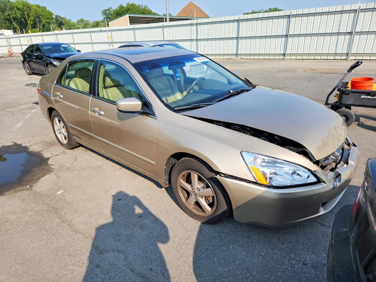 2005 Honda Accord Ex Tan vin: 1HGCM56845A173745