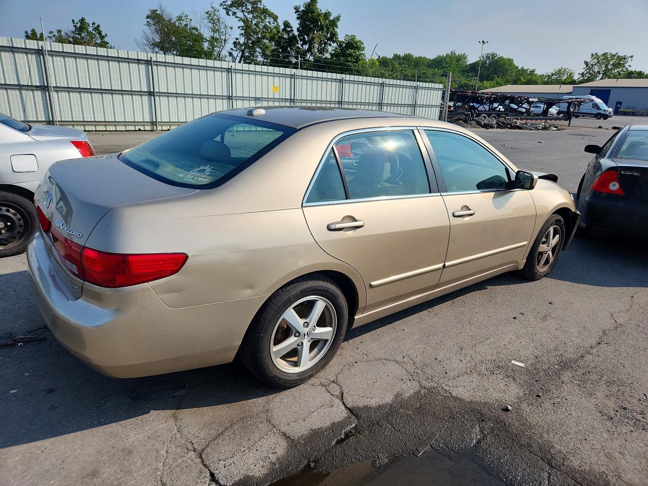 2005 Honda Accord Ex Tan vin: 1HGCM56845A173745
