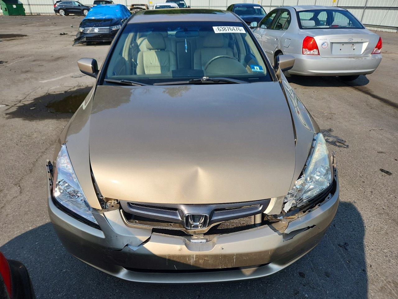 2005 Honda Accord Ex Tan vin: 1HGCM56845A173745