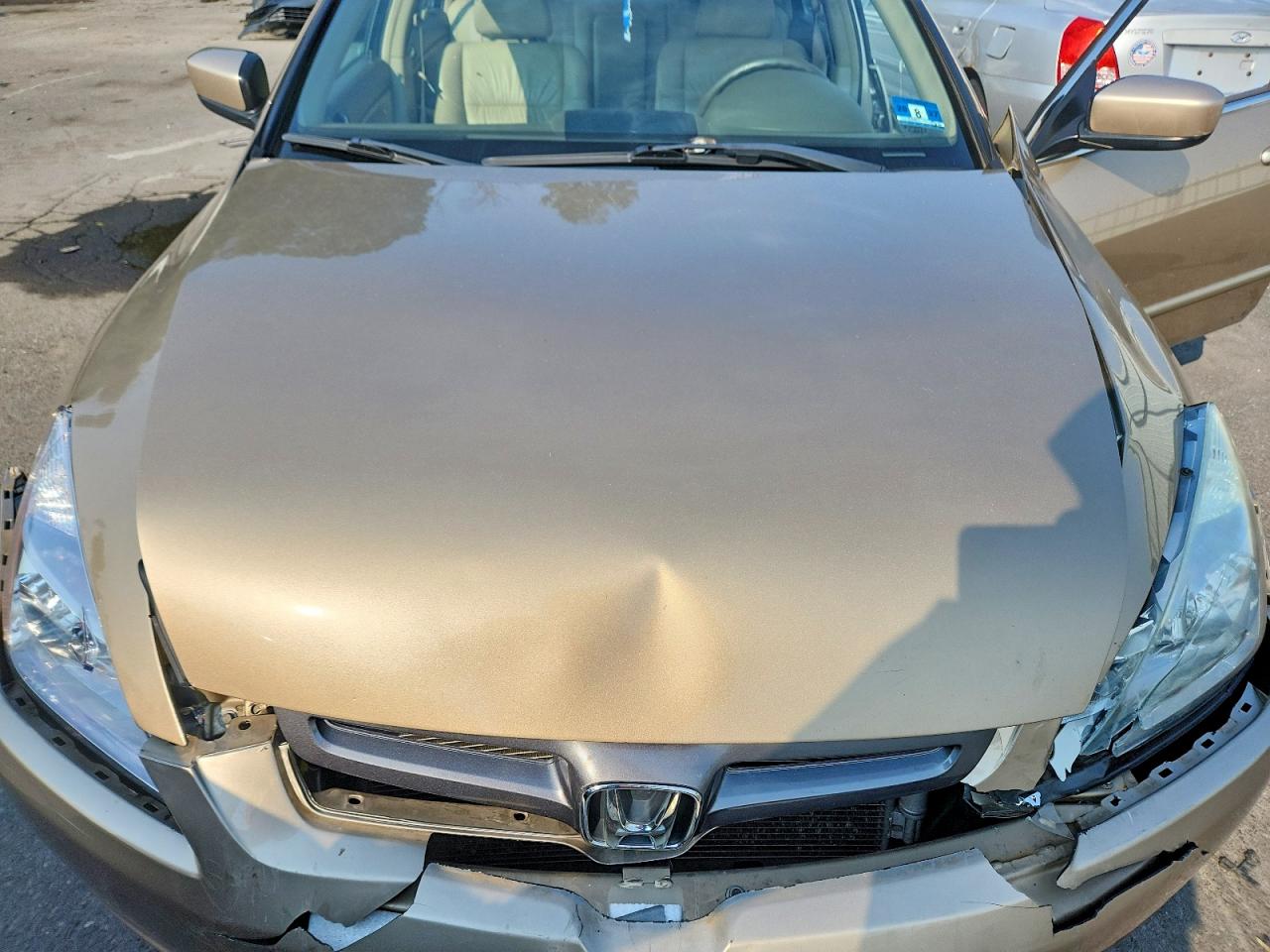 2005 Honda Accord Ex Tan vin: 1HGCM56845A173745