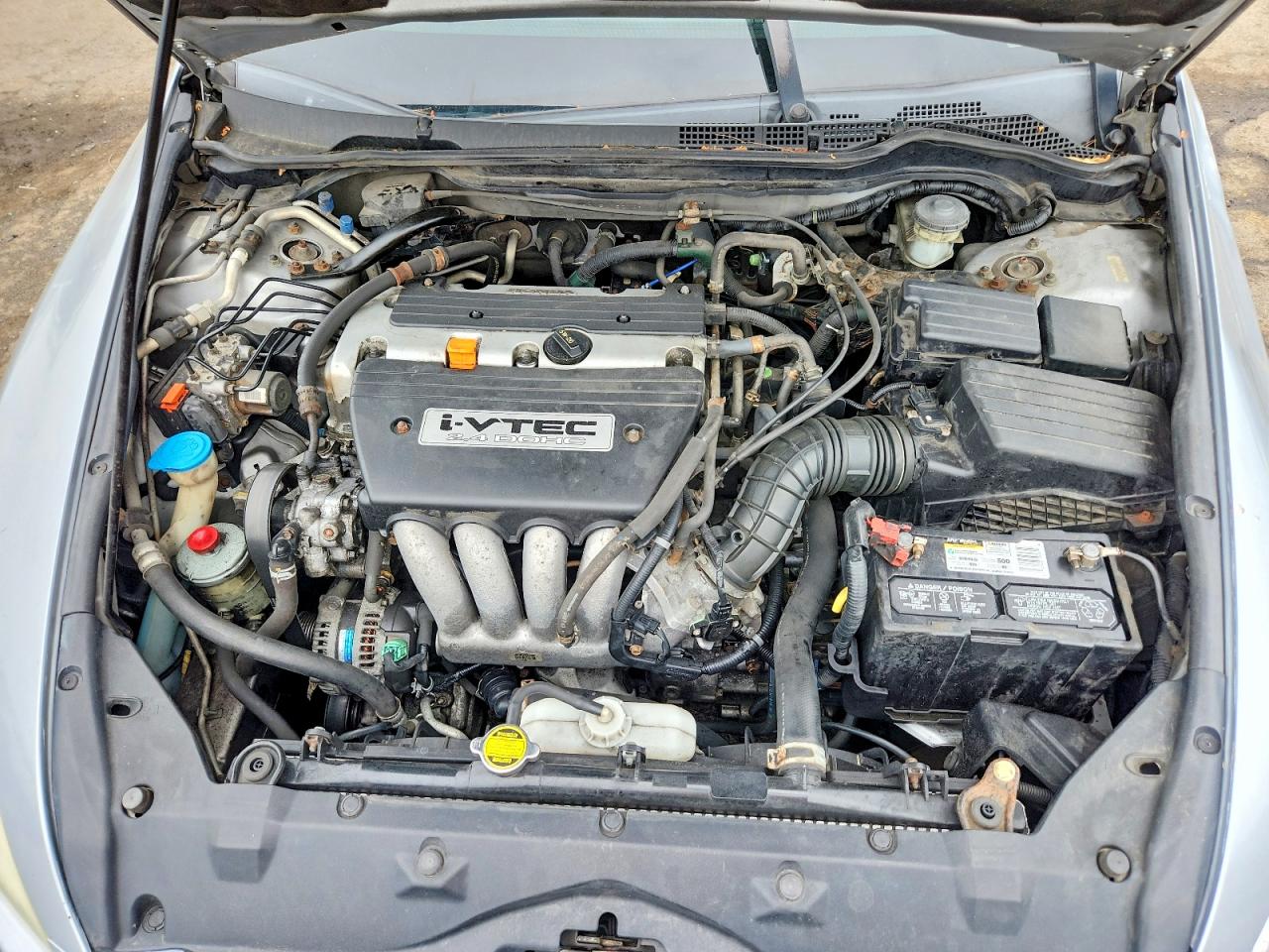 2005 Honda Accord Ex Silver vin: 1HGCM56845A186169