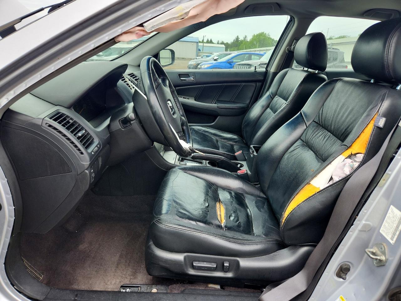 2005 Honda Accord Ex Silver vin: 1HGCM56845A186169