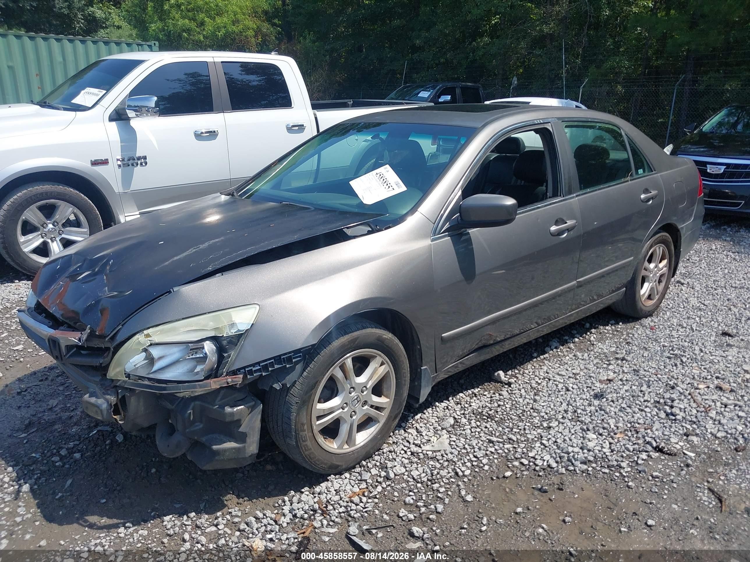 2006 Honda Accord 2.4 Ex Brown vin: 1HGCM56846A037195