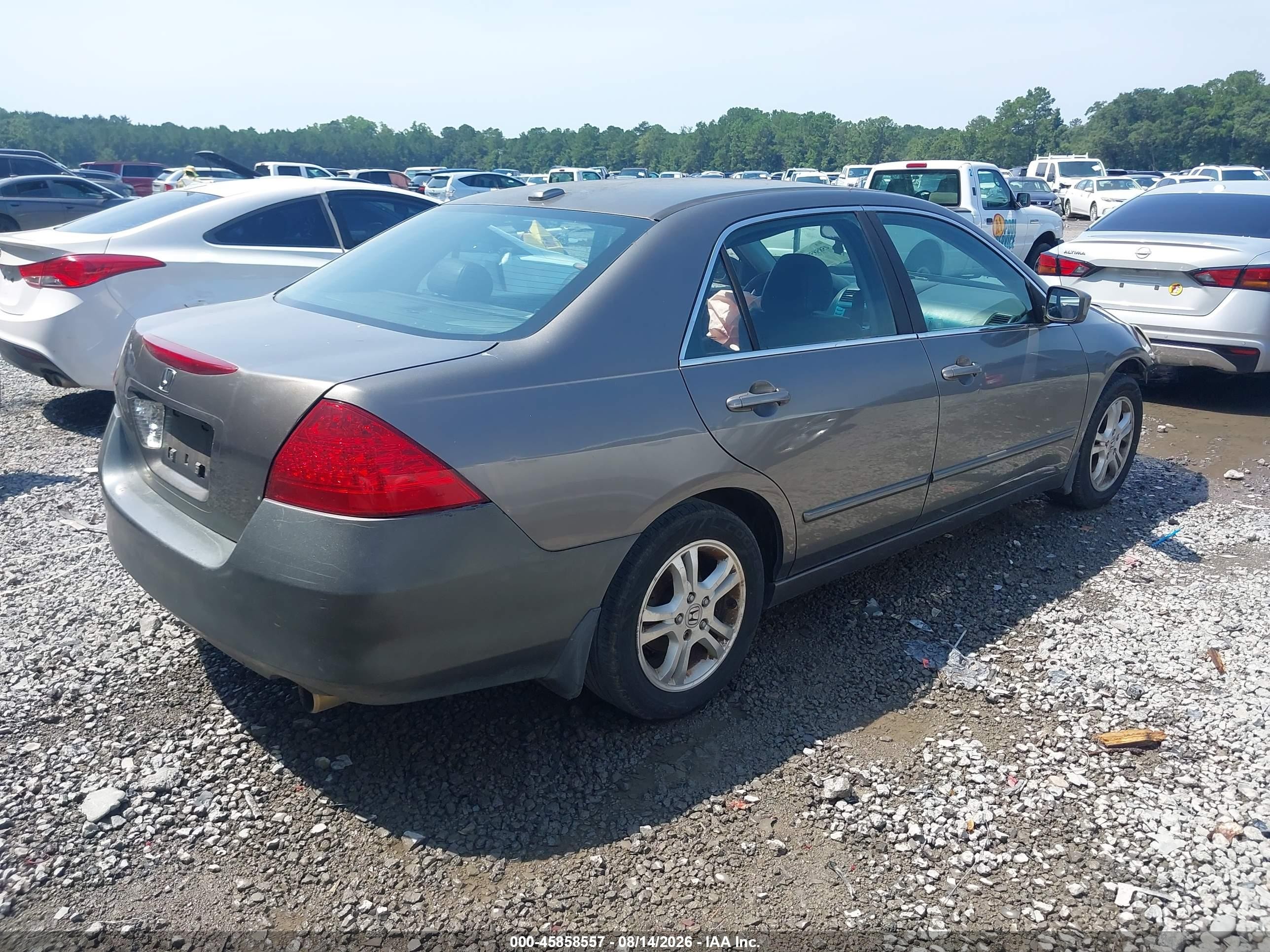 2006 Honda Accord 2.4 Ex Brown vin: 1HGCM56846A037195