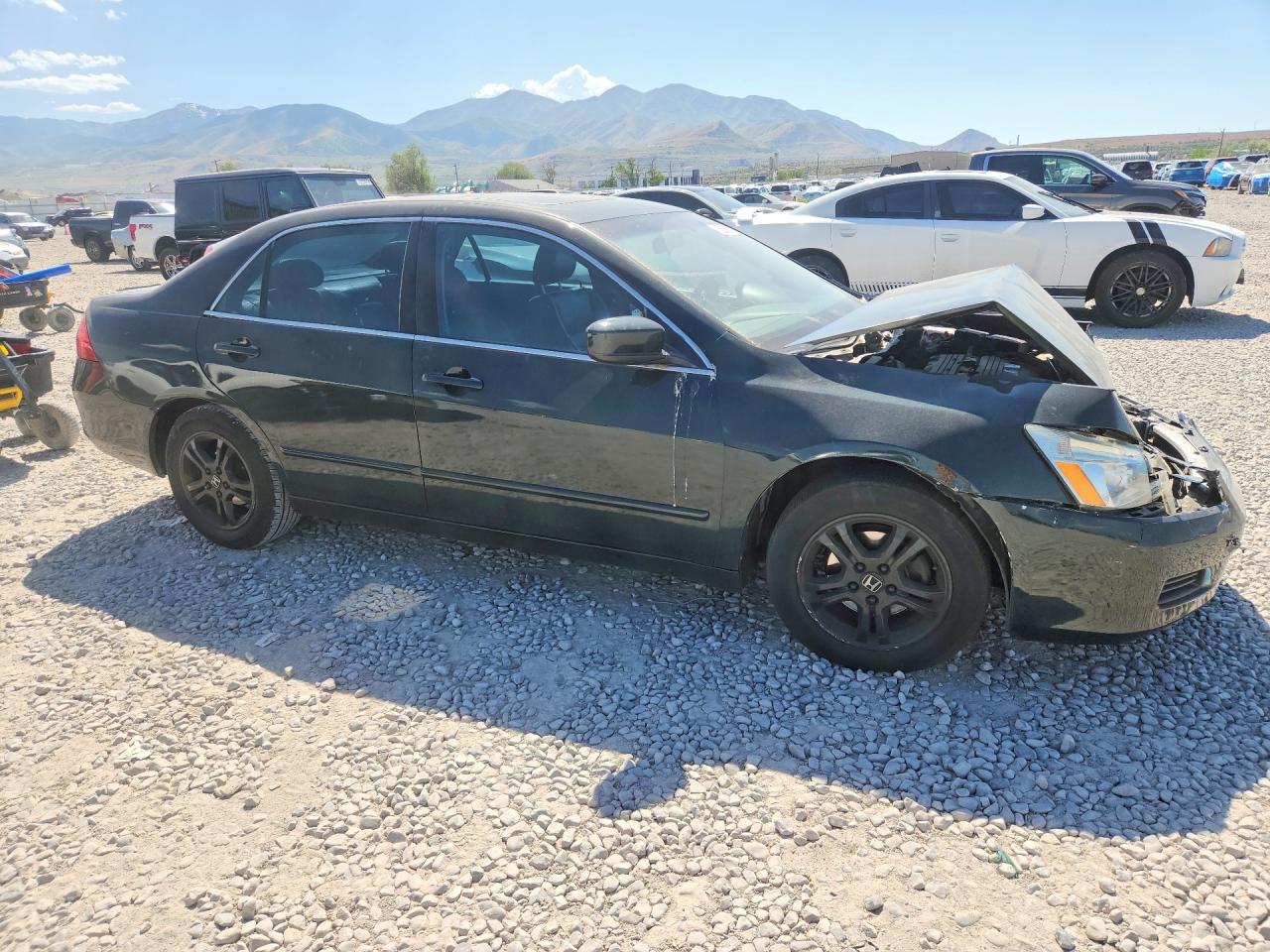 2006 Honda Accord Ex Black vin: 1HGCM56846A040971
