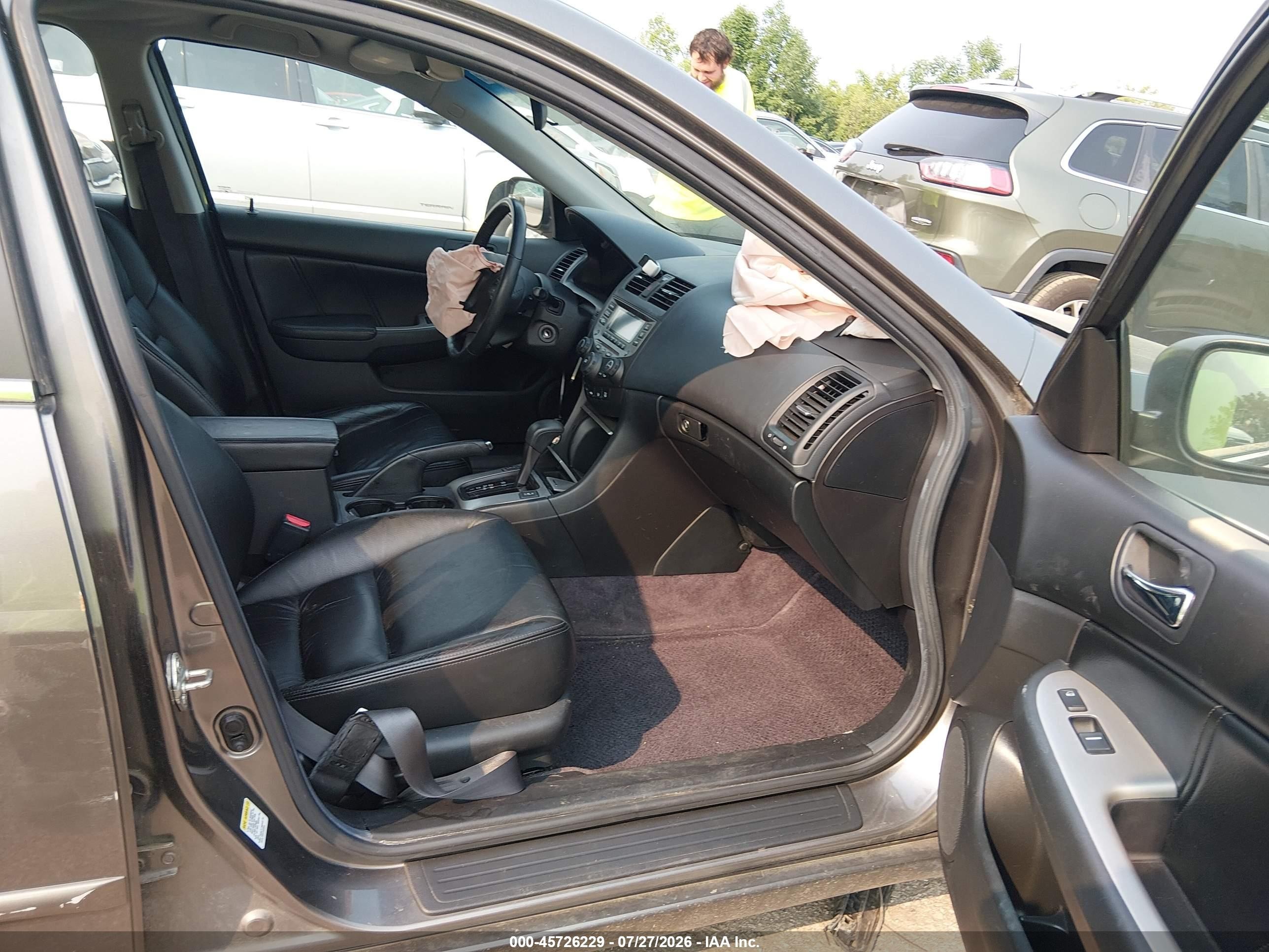 2006 Honda Accord 2.4 Ex Gray vin: 1HGCM56846A096490