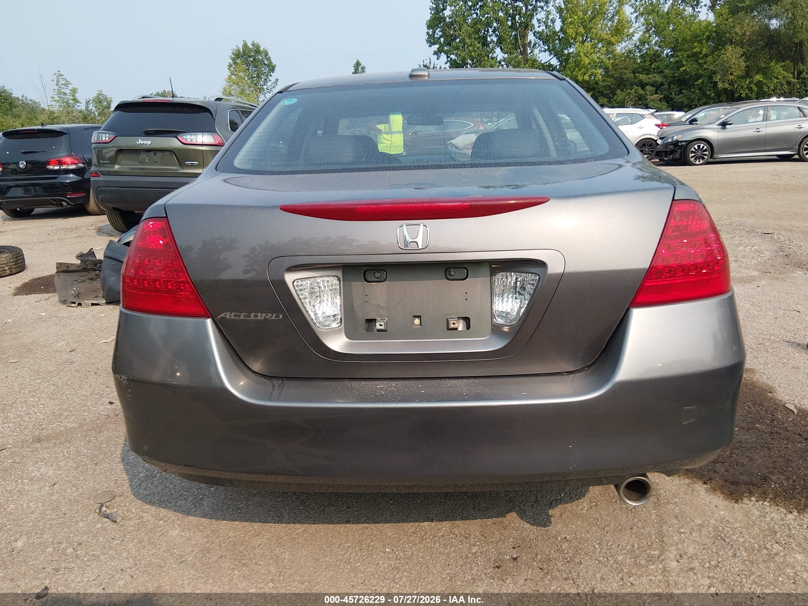 2006 Honda Accord 2.4 Ex Gray vin: 1HGCM56846A096490
