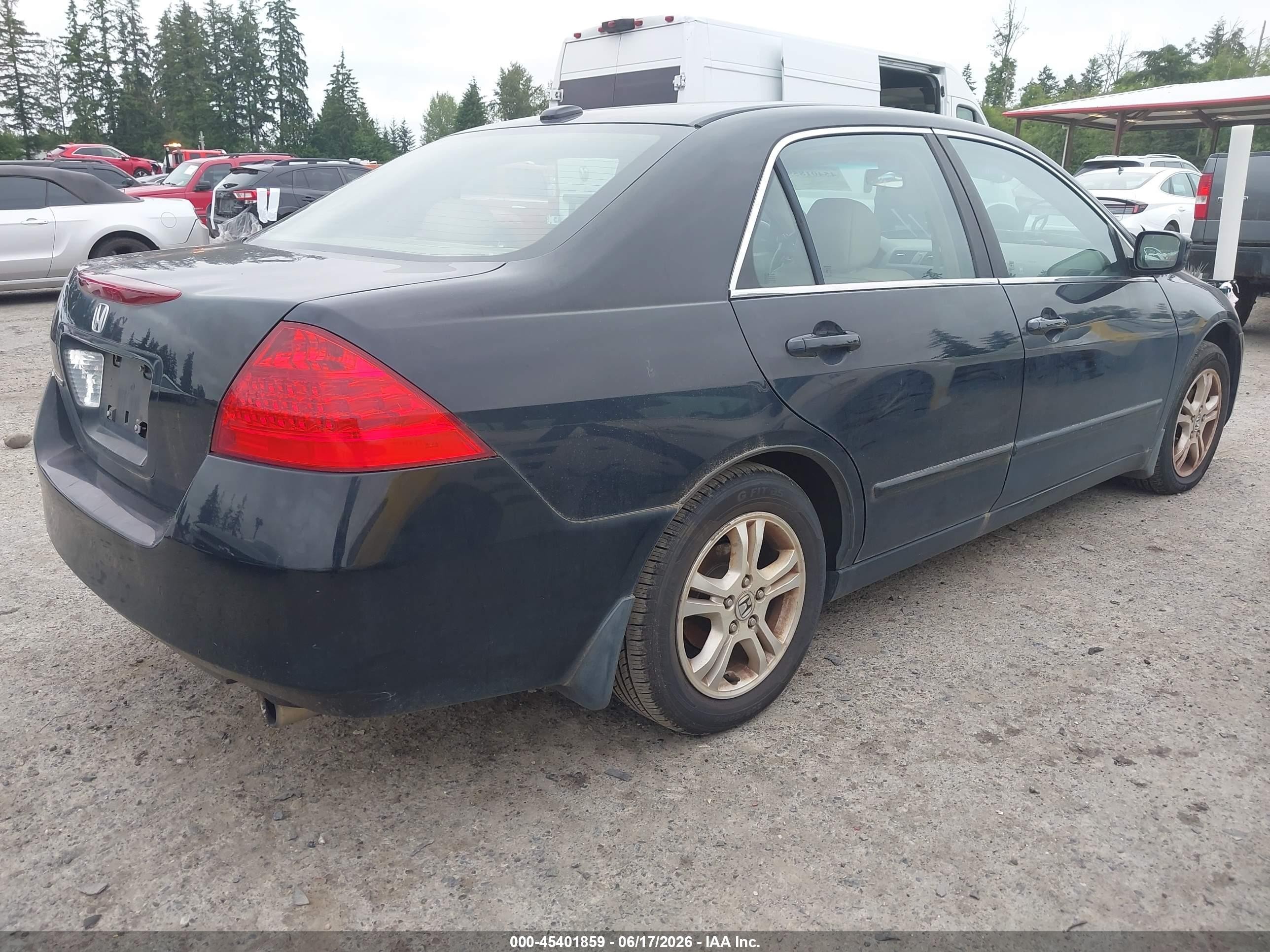 2006 Honda Accord 2.4 Ex Black vin: 1HGCM56846A105947