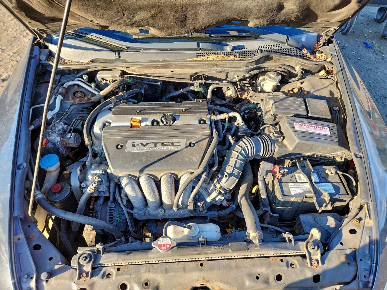 2007 Honda Accord Ex Gray vin: 1HGCM56847A000200