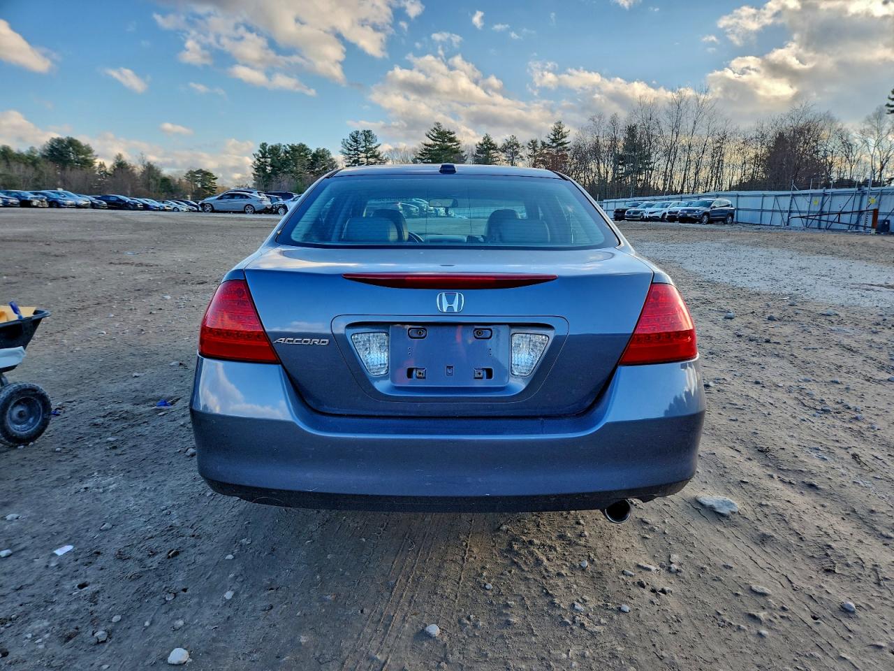 2007 Honda Accord Ex Gray vin: 1HGCM56847A000200