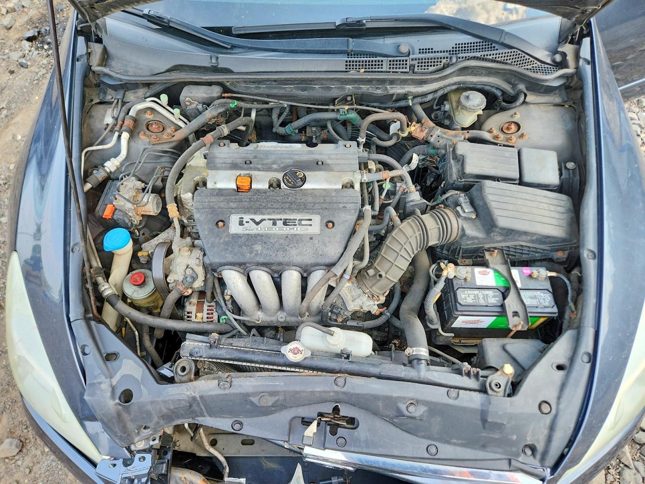 2007 Honda Accord Ex Серый vin: 1HGCM56847A023265