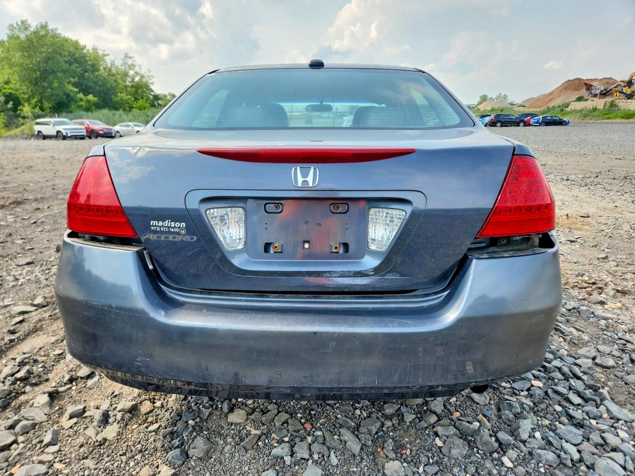 2007 Honda Accord Ex Серый vin: 1HGCM56847A023265