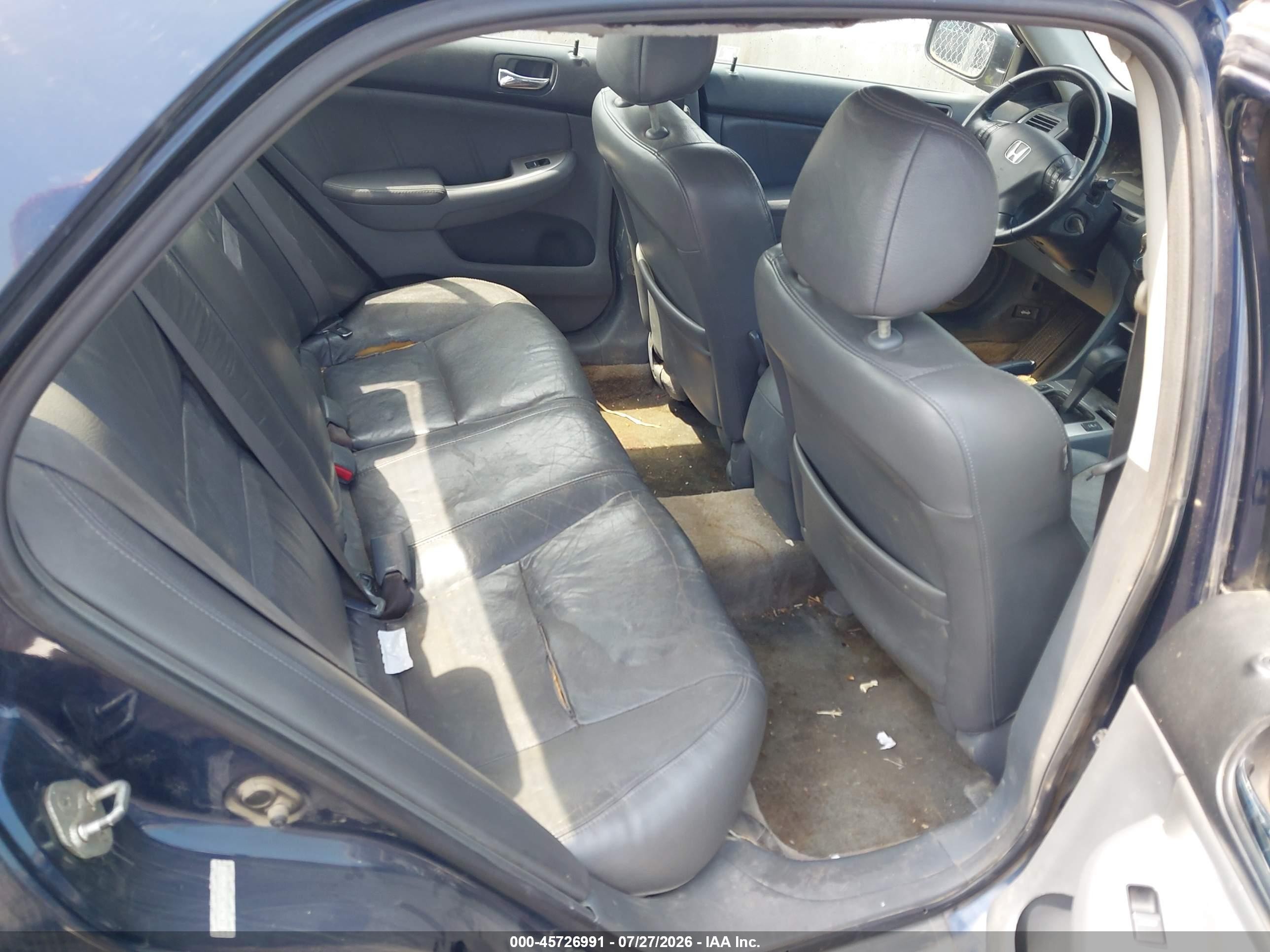 2007 Honda Accord 2.4 Ex Gray vin: 1HGCM56847A026957