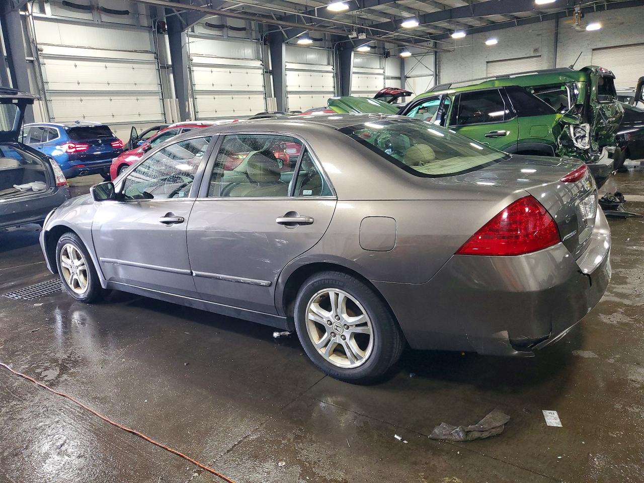2007 Honda Accord Ex Brown vin: 1HGCM56847A060557