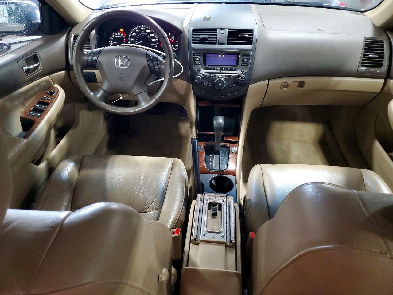 2007 Honda Accord Ex Brown vin: 1HGCM56847A060557