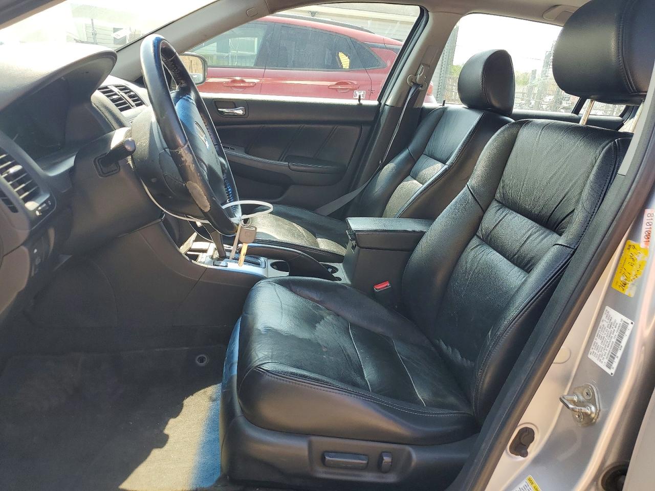 2007 Honda Accord Ex Silver vin: 1HGCM56847A080565