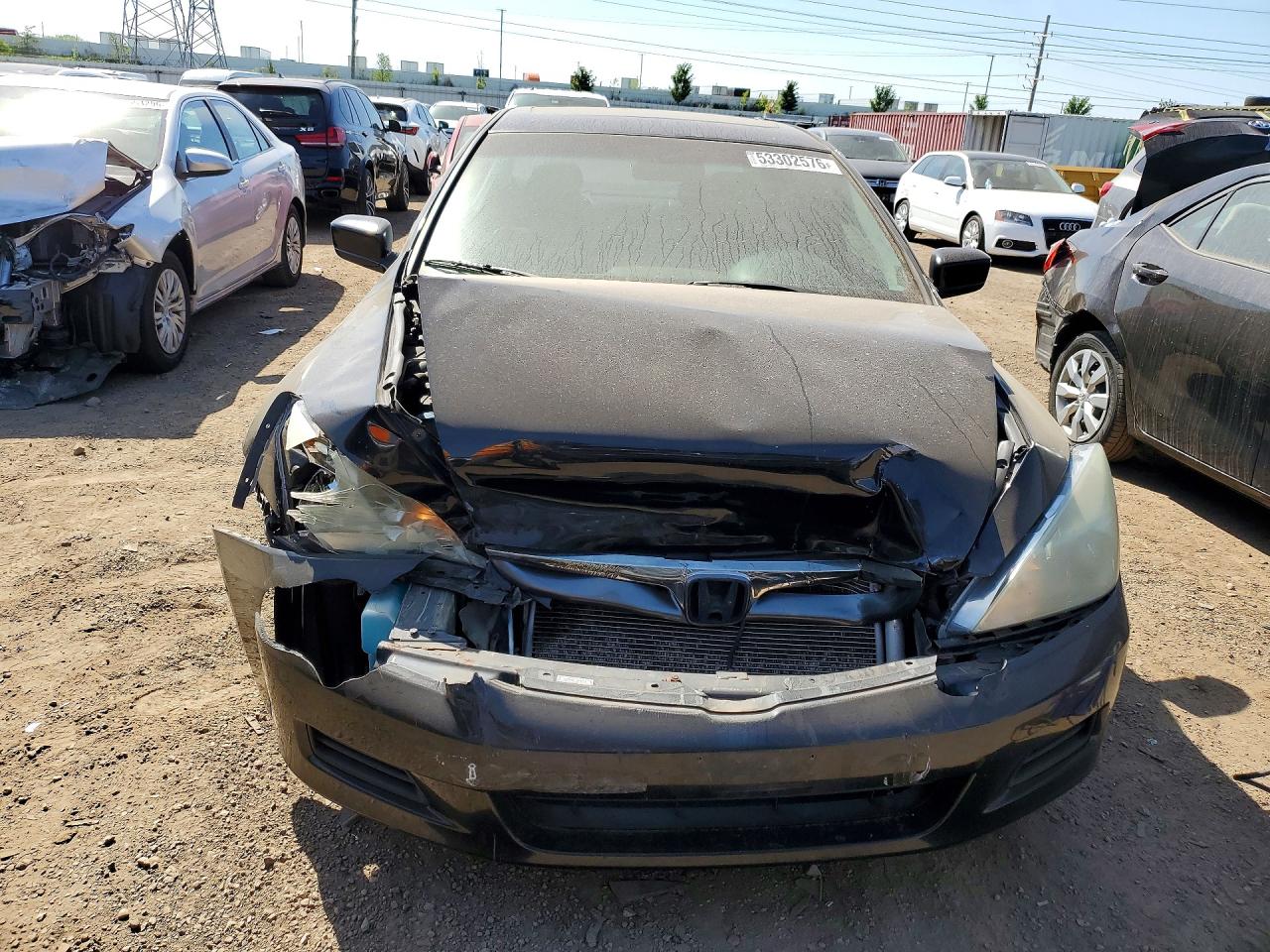 2007 Honda Accord Ex Black vin: 1HGCM56847A084423