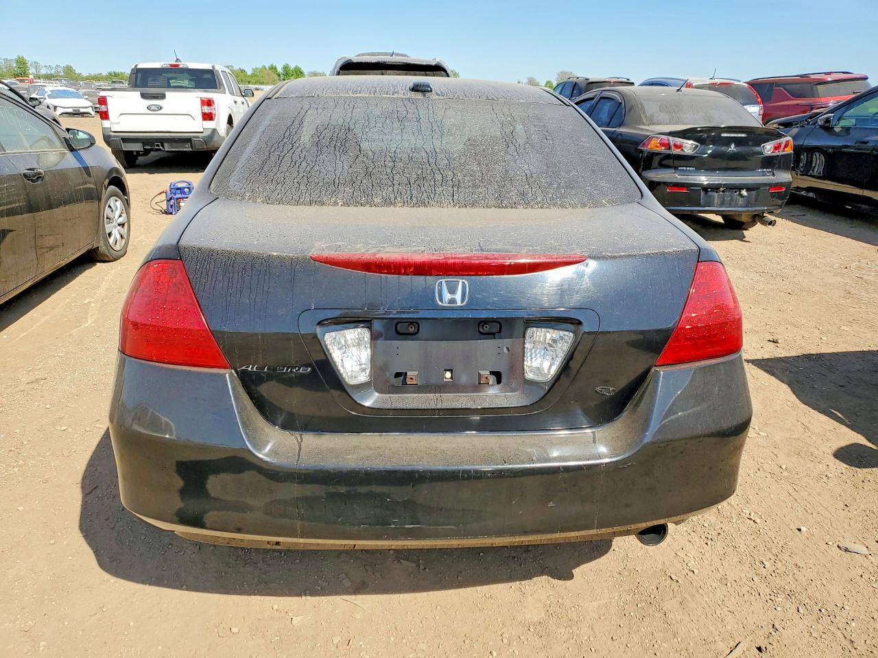 2007 Honda Accord Ex Black vin: 1HGCM56847A084423