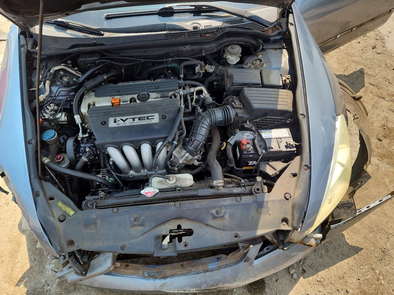 2007 Honda Accord Ex Синий vin: 1HGCM56847A087001