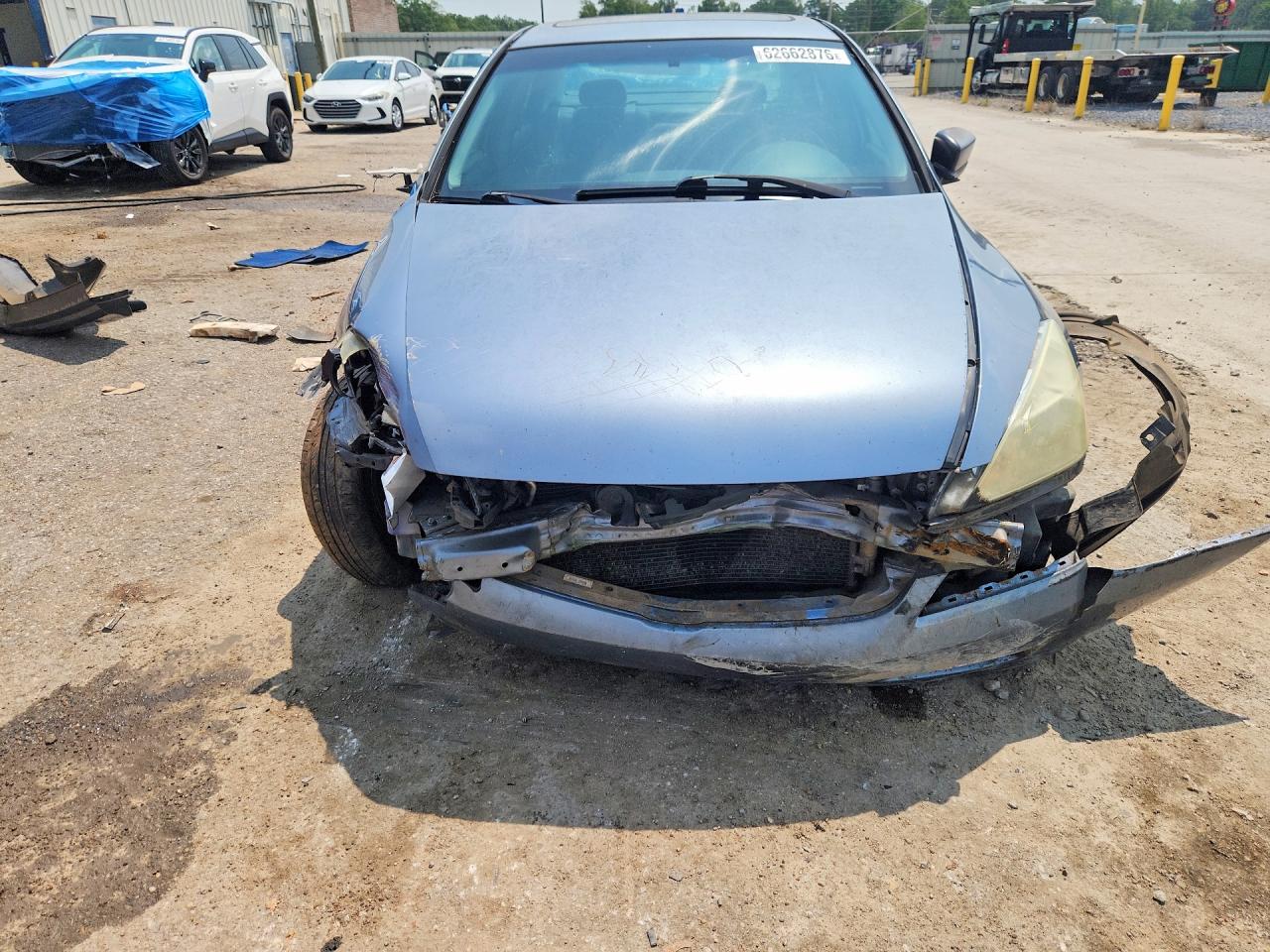 2007 Honda Accord Ex Синий vin: 1HGCM56847A087001