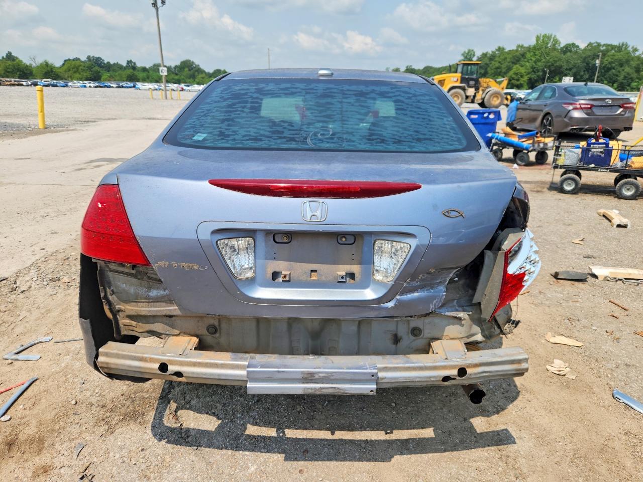 2007 Honda Accord Ex Синий vin: 1HGCM56847A087001