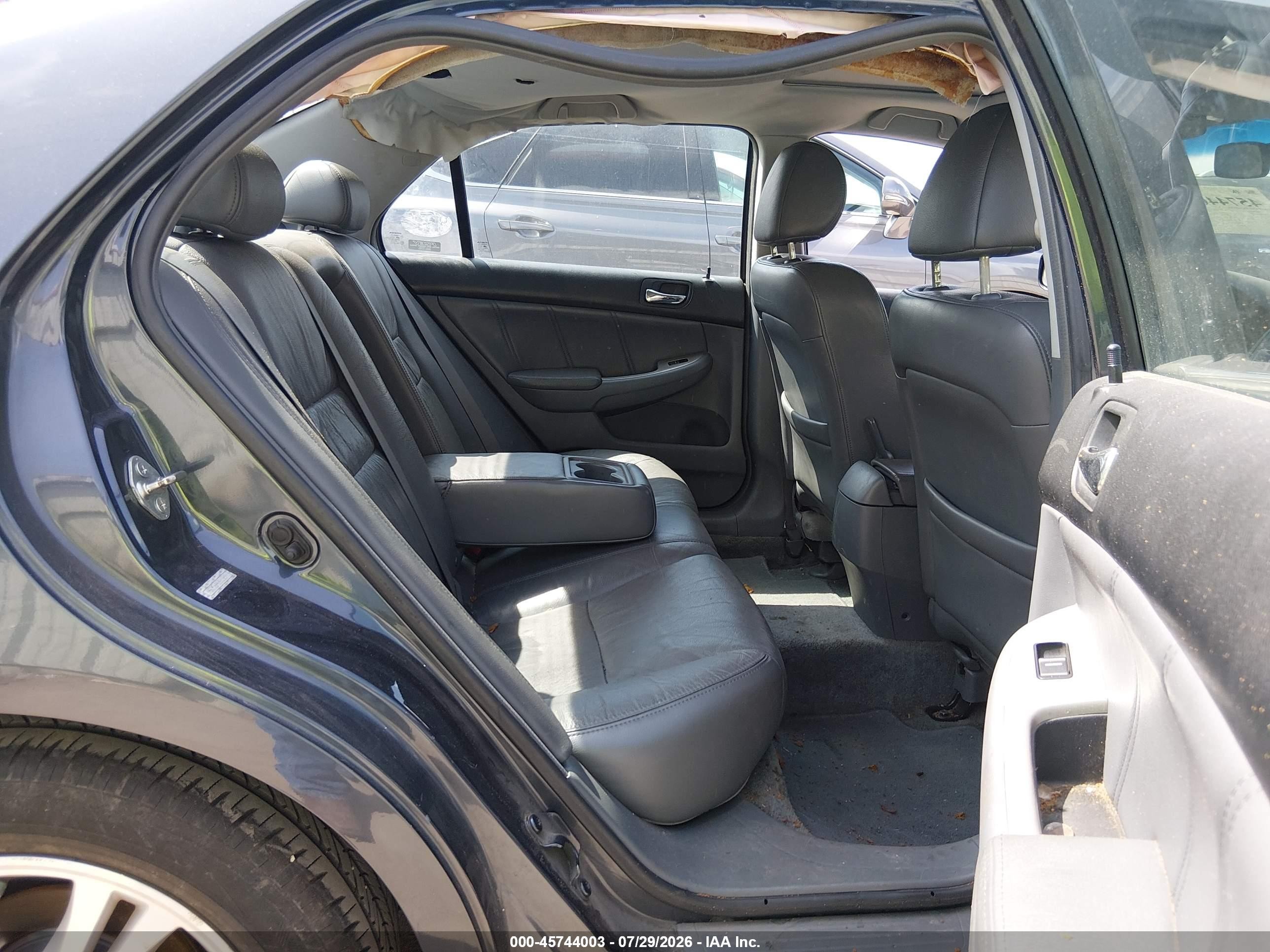 2007 Honda Accord 2.4 Ex Gray vin: 1HGCM56847A119297