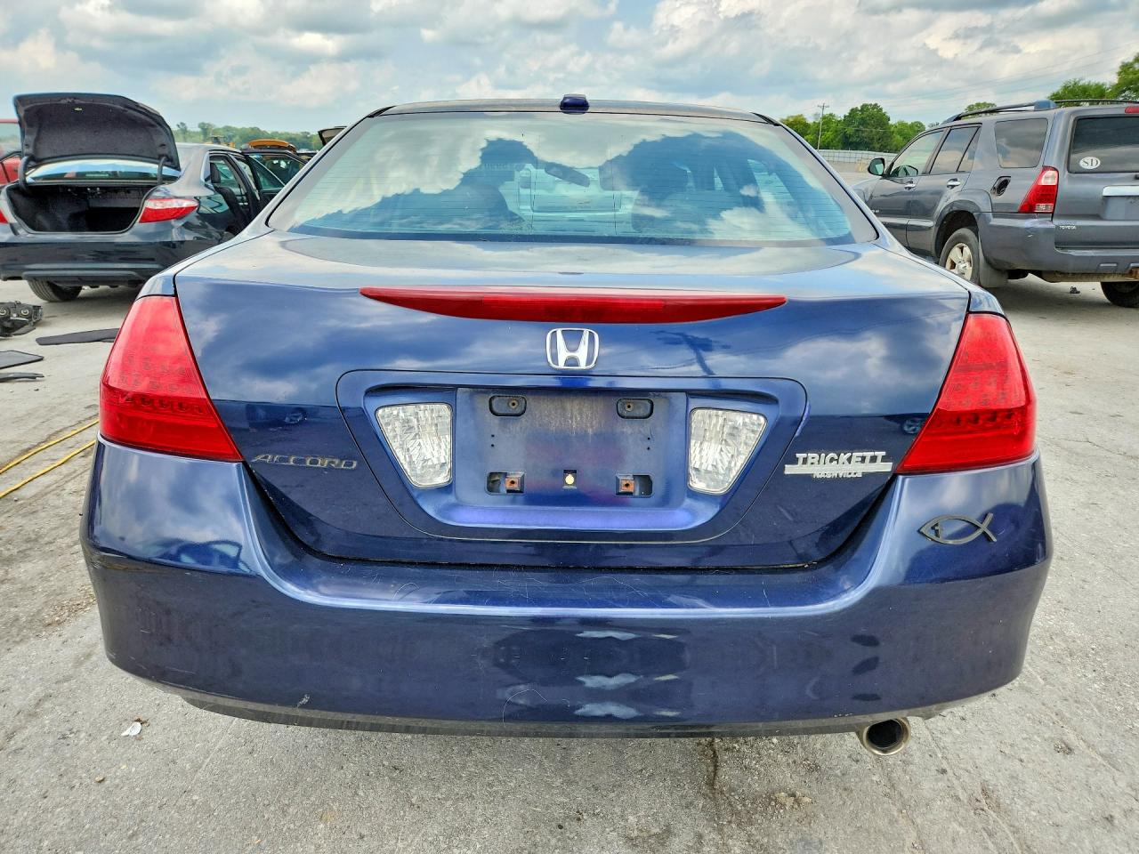 2007 Honda Accord Ex Blue vin: 1HGCM56847A145639