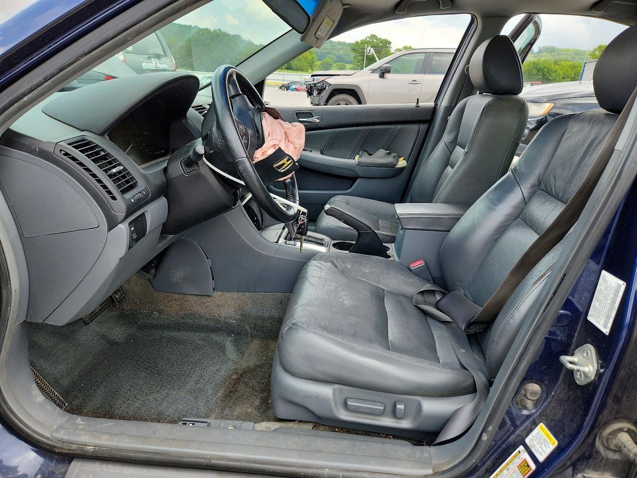 2007 Honda Accord Ex Blue vin: 1HGCM56847A145639