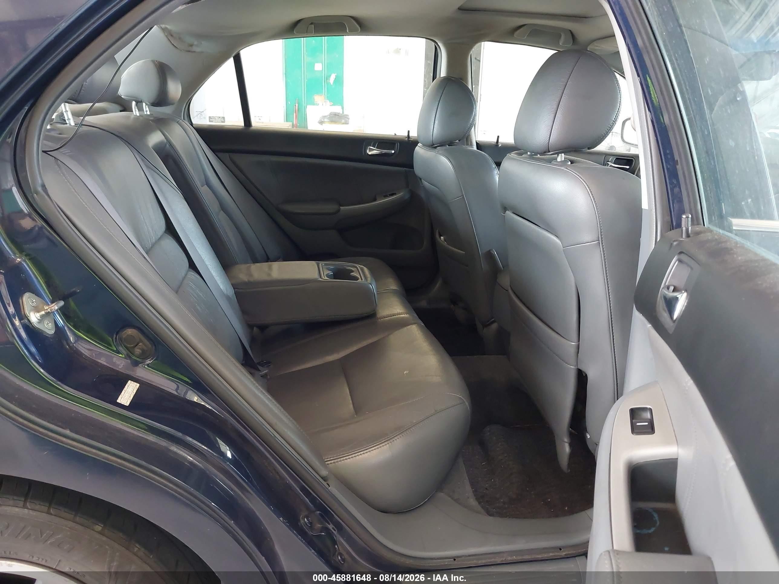 2007 Honda Accord 2.4 Ex Blue vin: 1HGCM56847A169861