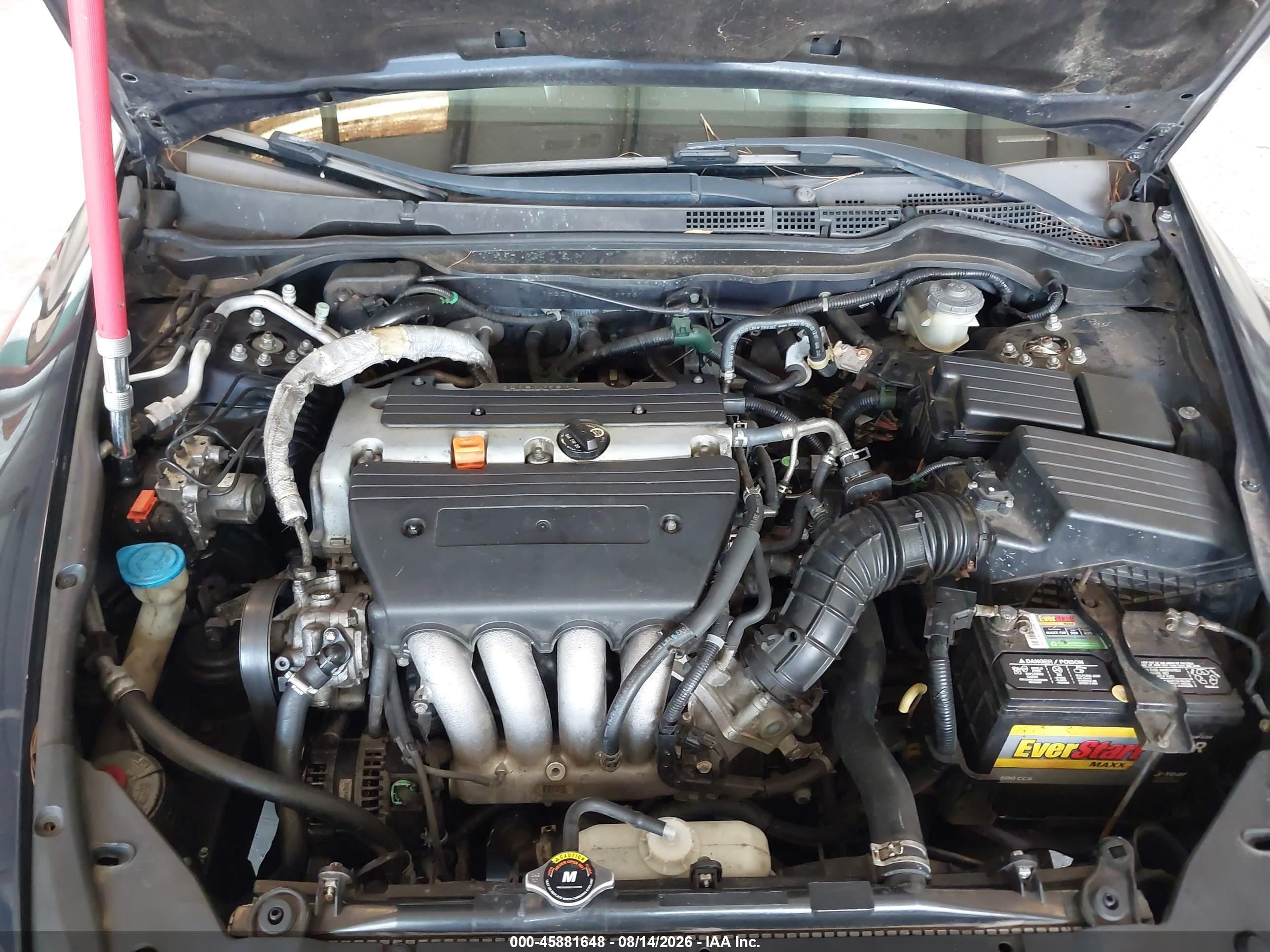 2007 Honda Accord 2.4 Ex Blue vin: 1HGCM56847A169861