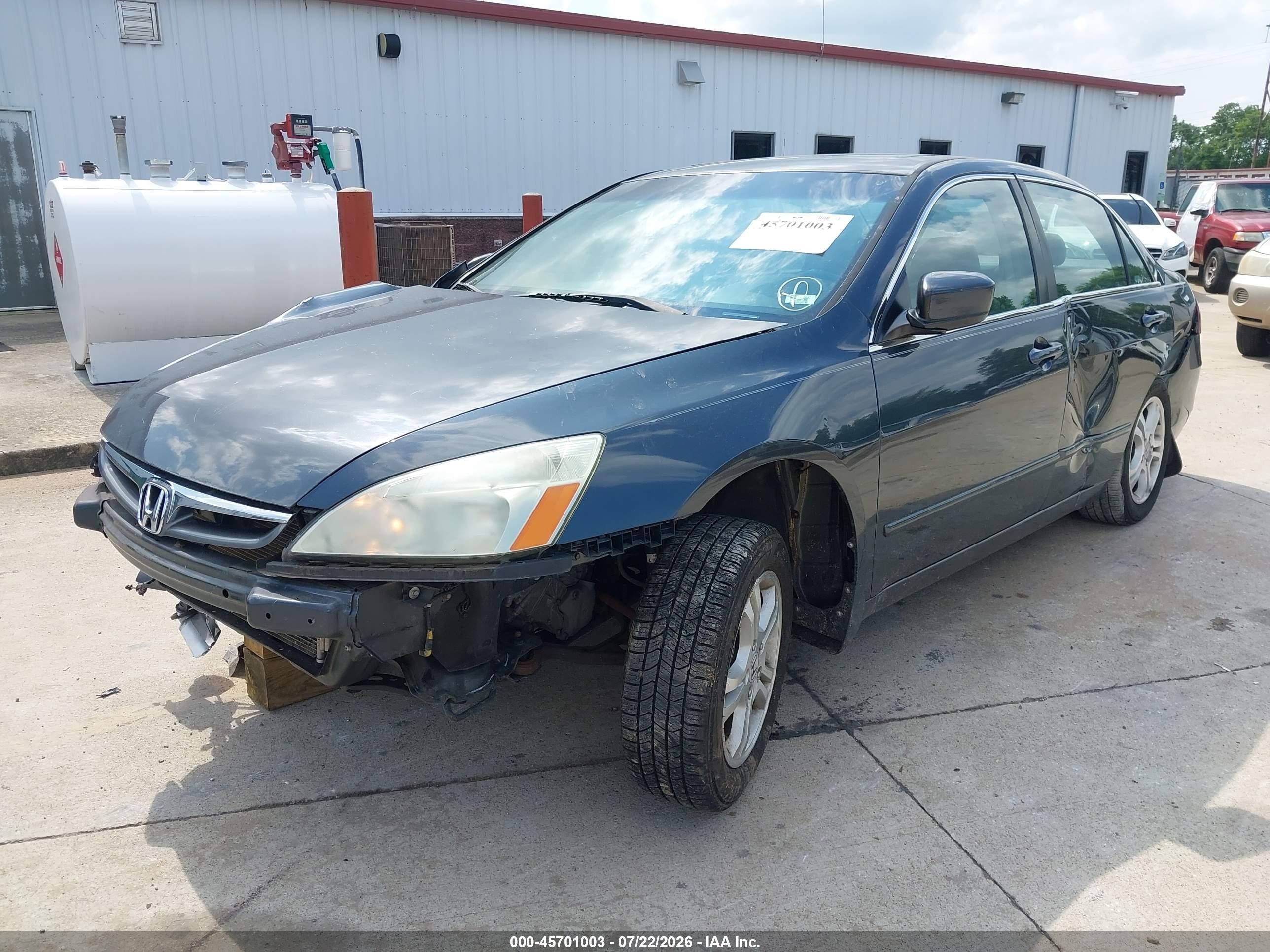 2007 Honda Accord 2.4 Ex Gray vin: 1HGCM56847A191939