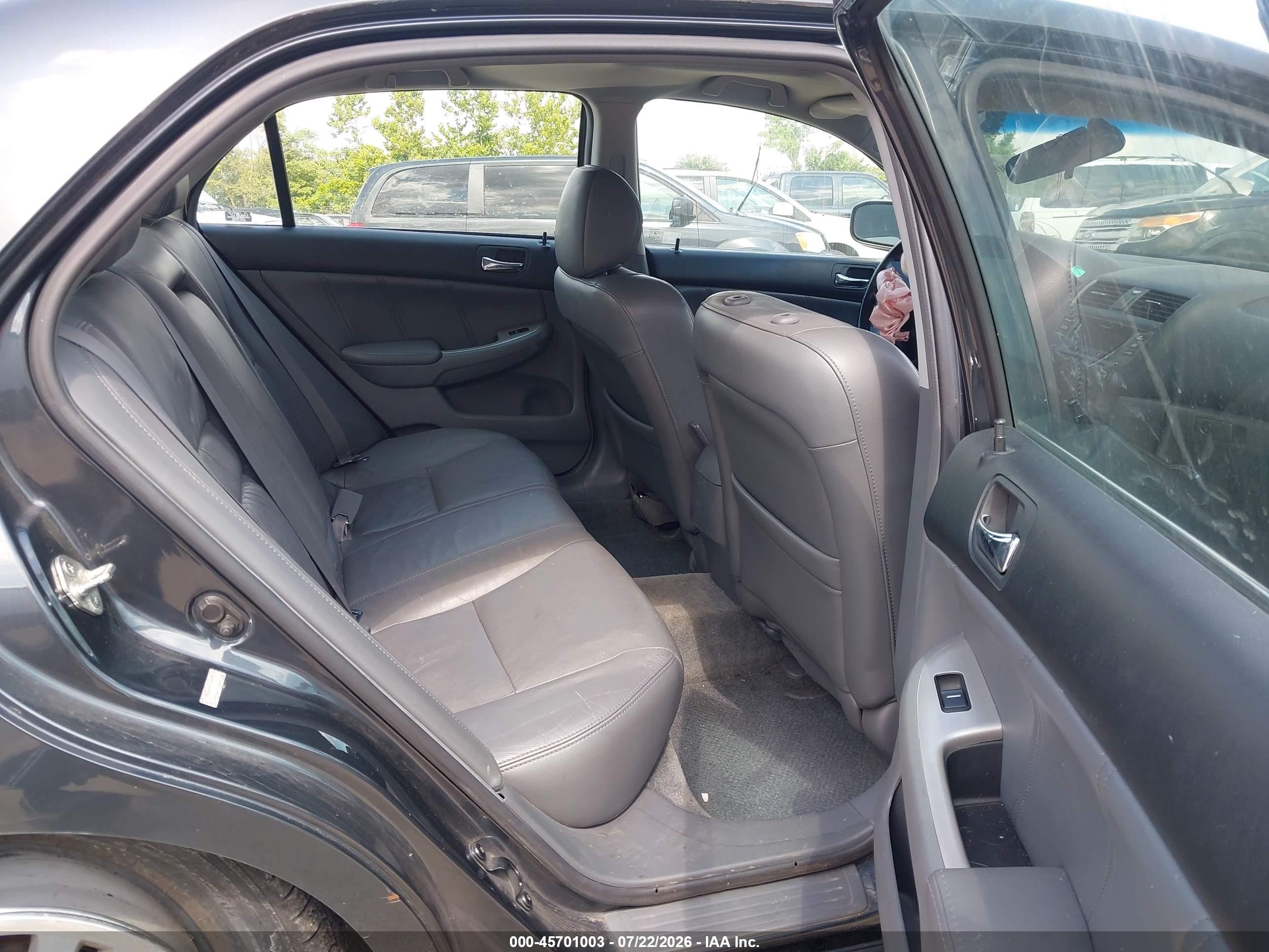 2007 Honda Accord 2.4 Ex Gray vin: 1HGCM56847A191939