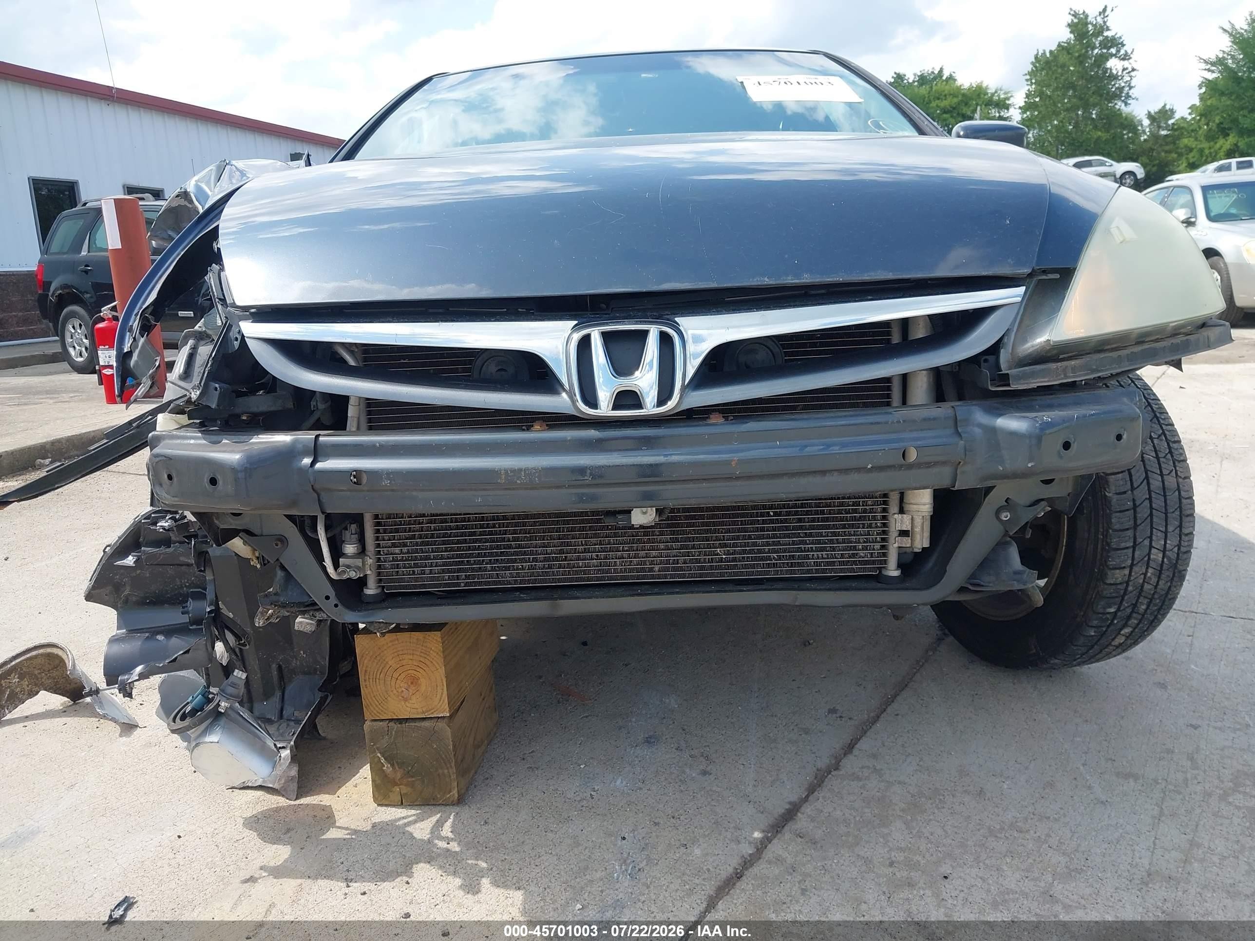 2007 Honda Accord 2.4 Ex Gray vin: 1HGCM56847A191939