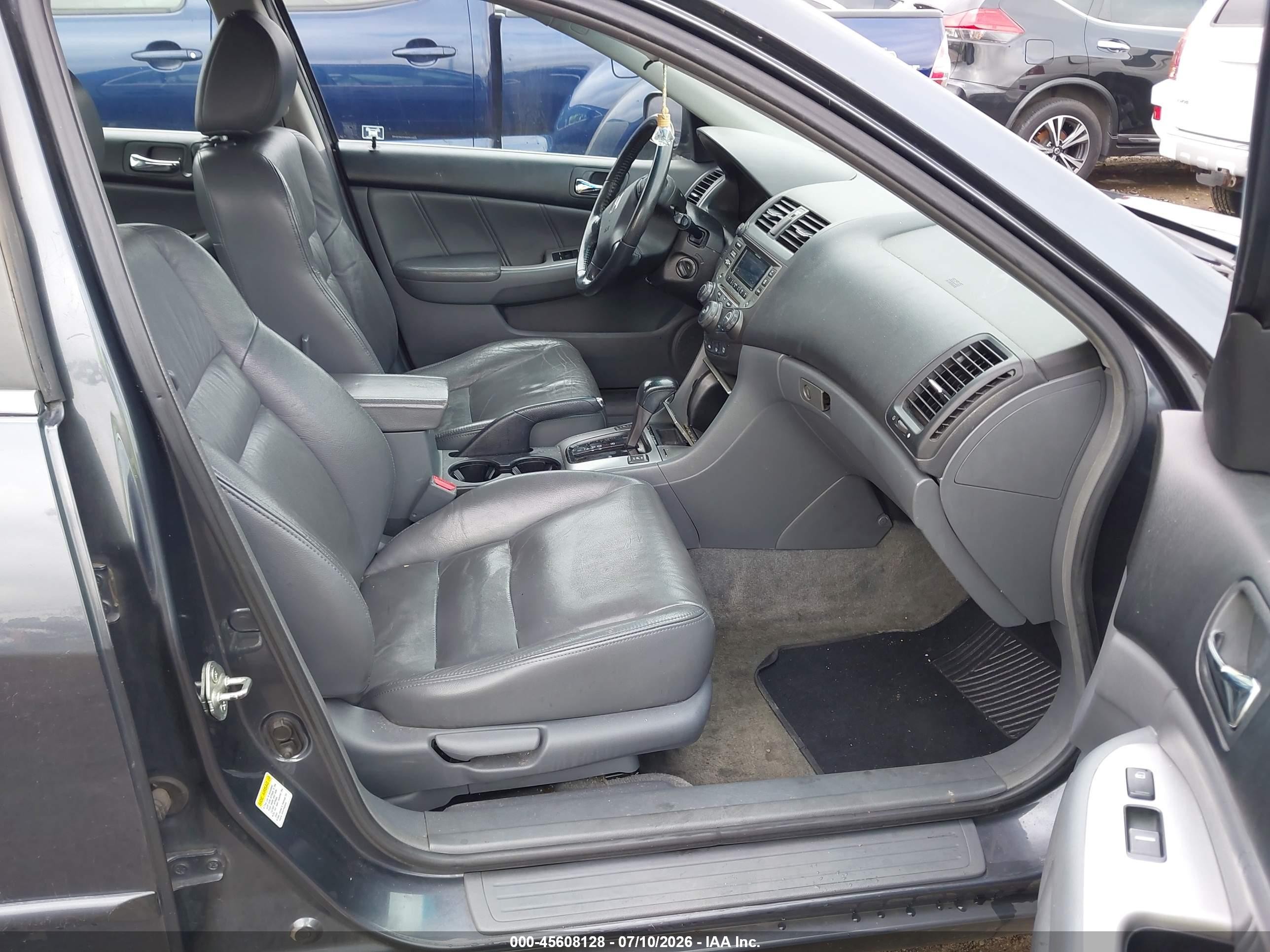 2007 Honda Accord 2.4 Ex Gray vin: 1HGCM56847A210490