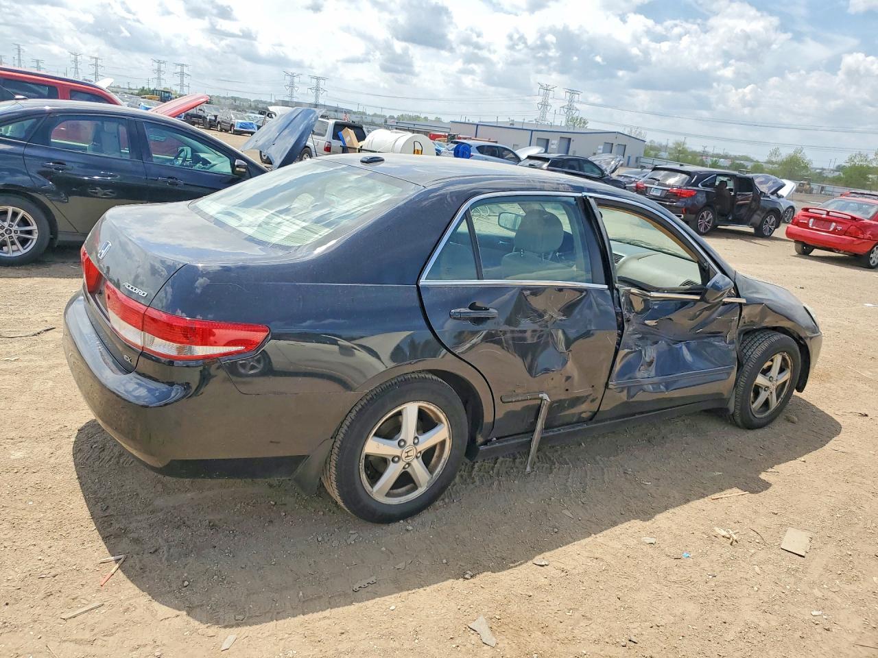 2004 Honda Accord Ex Black vin: 1HGCM56854A103279