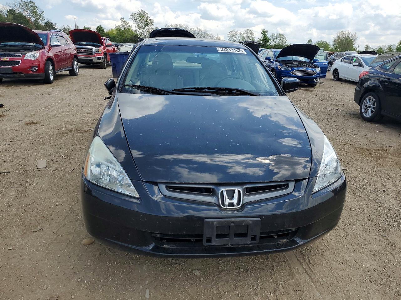 2004 Honda Accord Ex Black vin: 1HGCM56854A103279