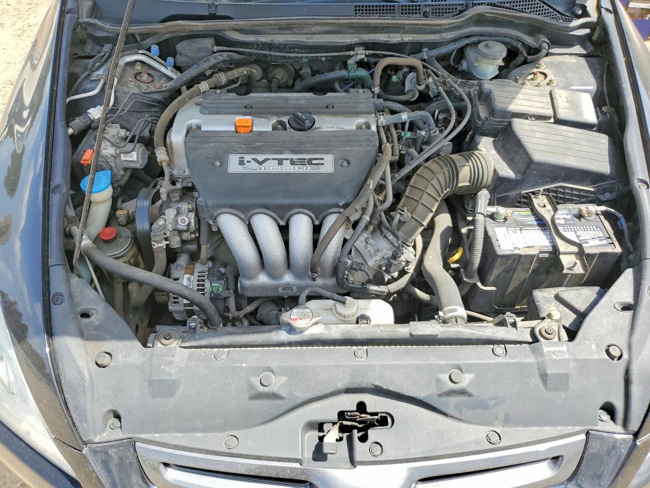 2004 Honda Accord Ex Black vin: 1HGCM56854A103279