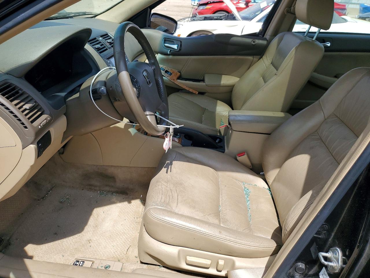 2004 Honda Accord Ex Black vin: 1HGCM56854A103279