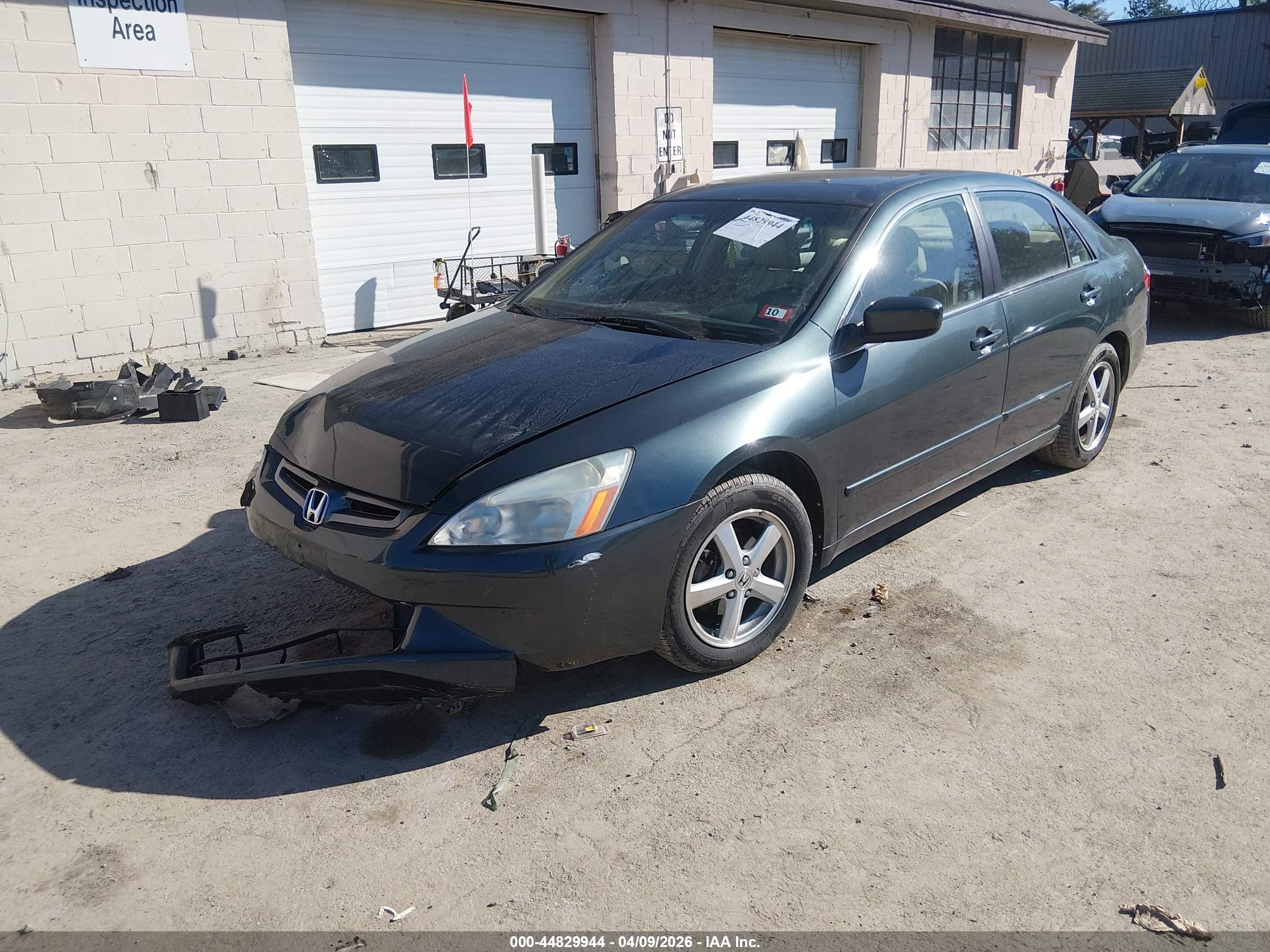 2004 Honda Accord 2.4 Ex Зеленый vin: 1HGCM56854A113021