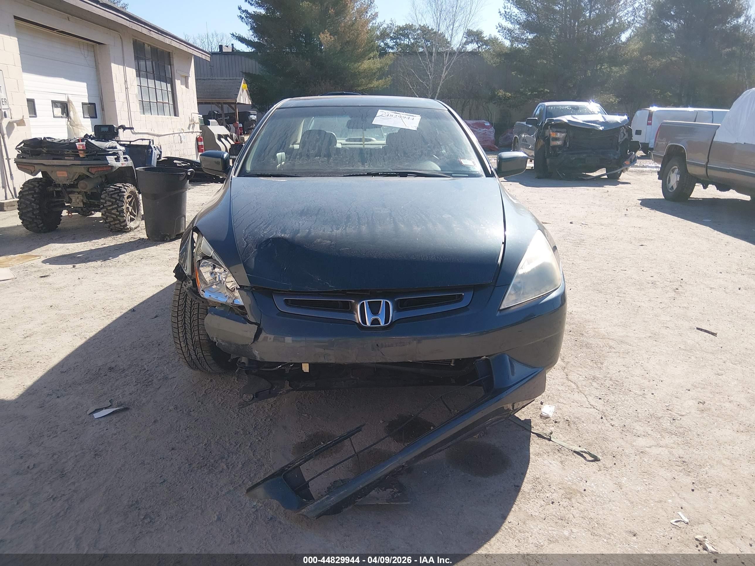 2004 Honda Accord 2.4 Ex Зеленый vin: 1HGCM56854A113021