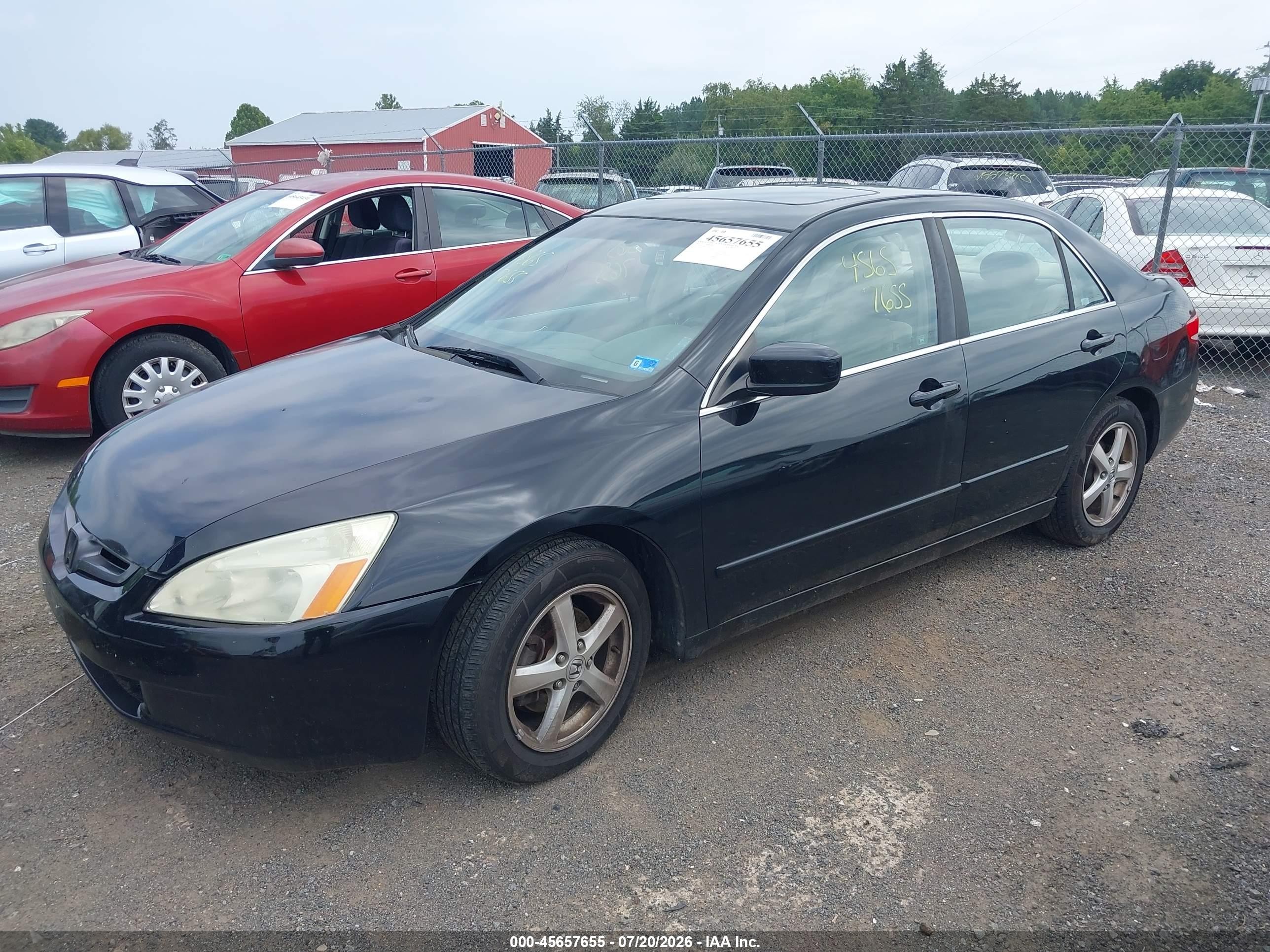 2004 Honda Accord 2.4 Ex Black vin: 1HGCM56854A114010