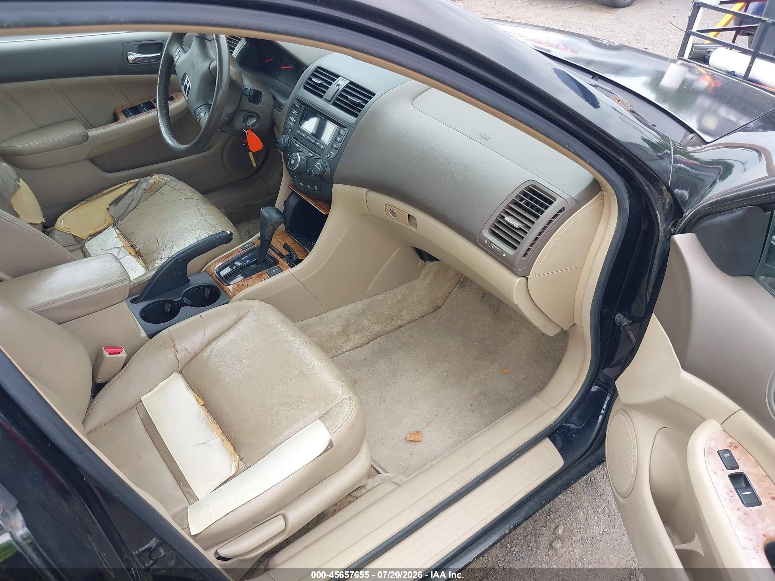2004 Honda Accord 2.4 Ex Black vin: 1HGCM56854A114010